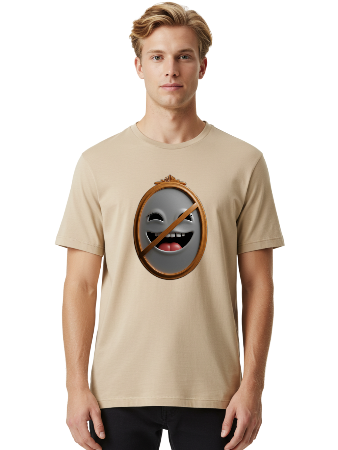 Comedy-Tragedy-Mask Men'S Graphic Tee, 100% Cotton, Comfortable Casual Summer Wear, Machine Washable, Vintage Camera, Old Camera, Antique Camera, Black Camera, Classic Photography, Photography Equipment, Nostalgic Device, Film Camera, Bam101