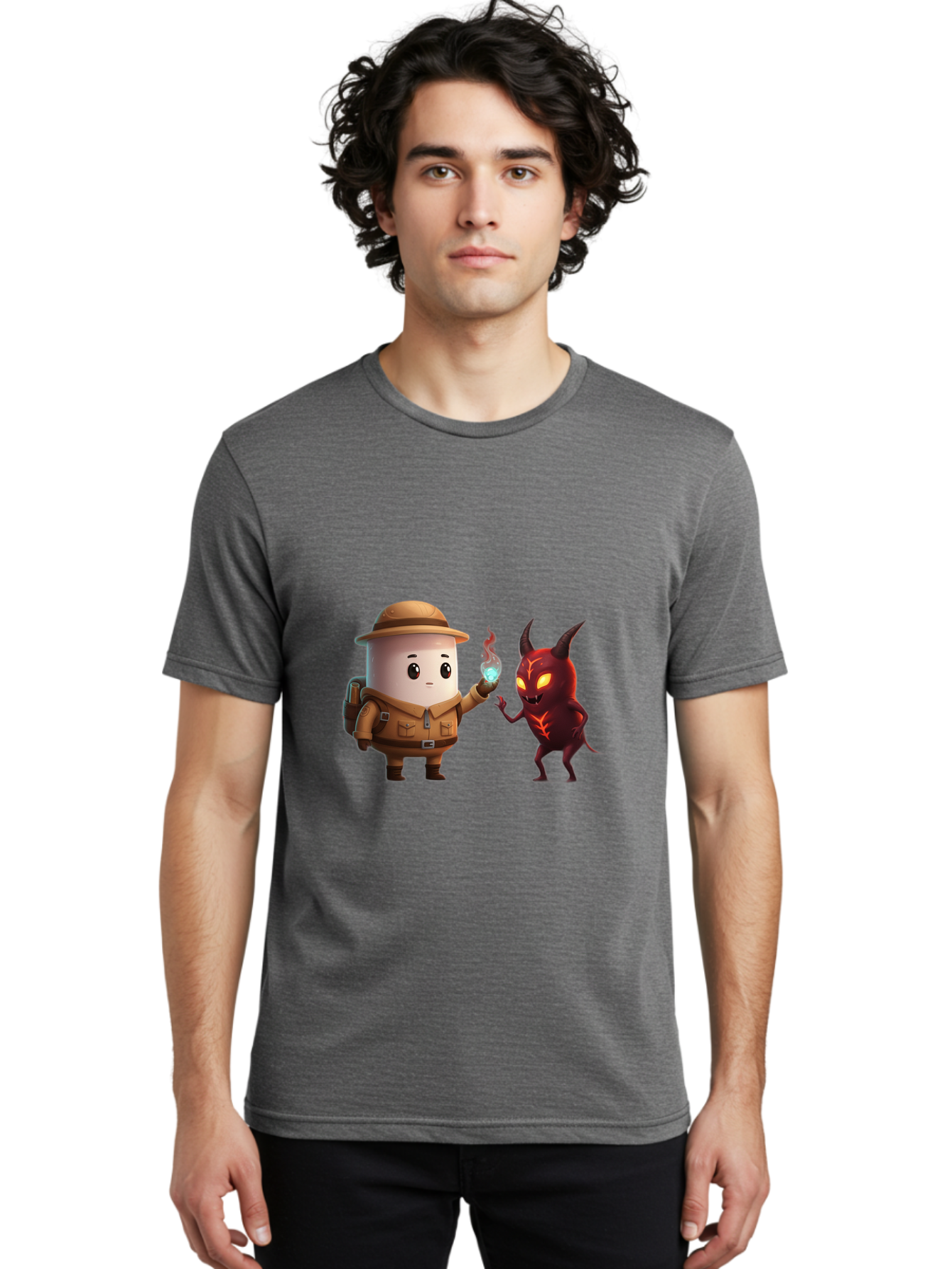 Cookie-Explorer-And-Devil Men'S Graphic Tee, 100% Cotton, Comfortable Casual Summer Wear, Machine Washable, Vintage Camera, Old Camera, Antique Camera, Black Camera, Classic Photography, Photography Equipment, Nostalgic Device, Film Camera, Bam103