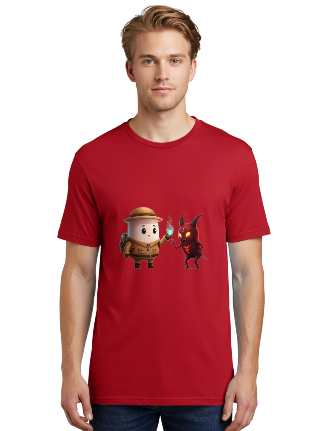Cookie-Explorer-And-Devil Men'S Graphic Tee, 100% Cotton, Comfortable Casual Summer Wear, Machine Washable, Vintage Camera, Old Camera, Antique Camera, Black Camera, Classic Photography, Photography Equipment, Nostalgic Device, Film Camera, Bam103