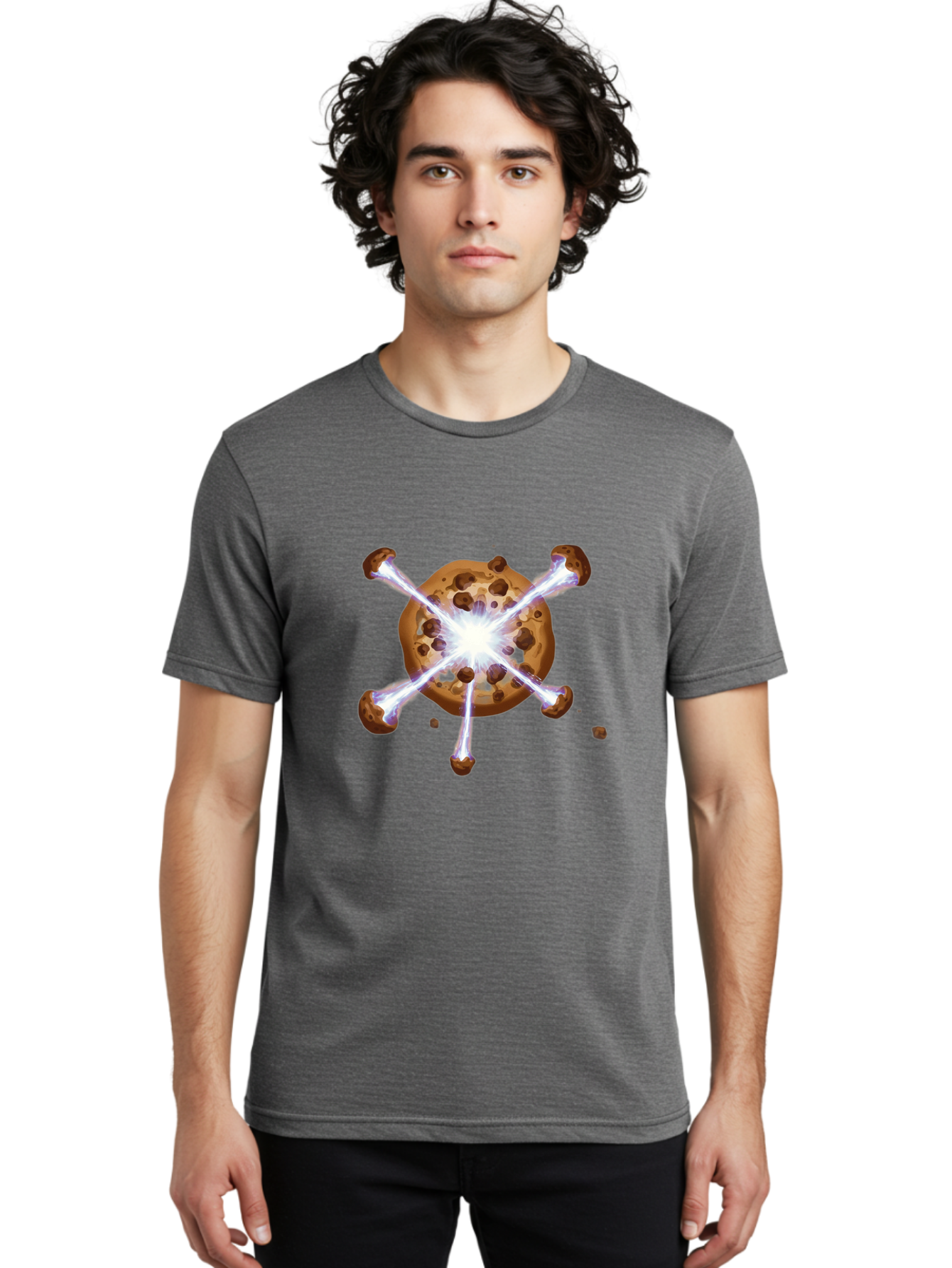 Cookie-Explosion Men'S Graphic Tee, 100% Cotton, Comfortable Casual Summer Wear, Machine Washable, Vintage Camera, Old Camera, Antique Camera, Black Camera, Classic Photography, Photography Equipment, Nostalgic Device, Film Camera, Camera Art Bam104