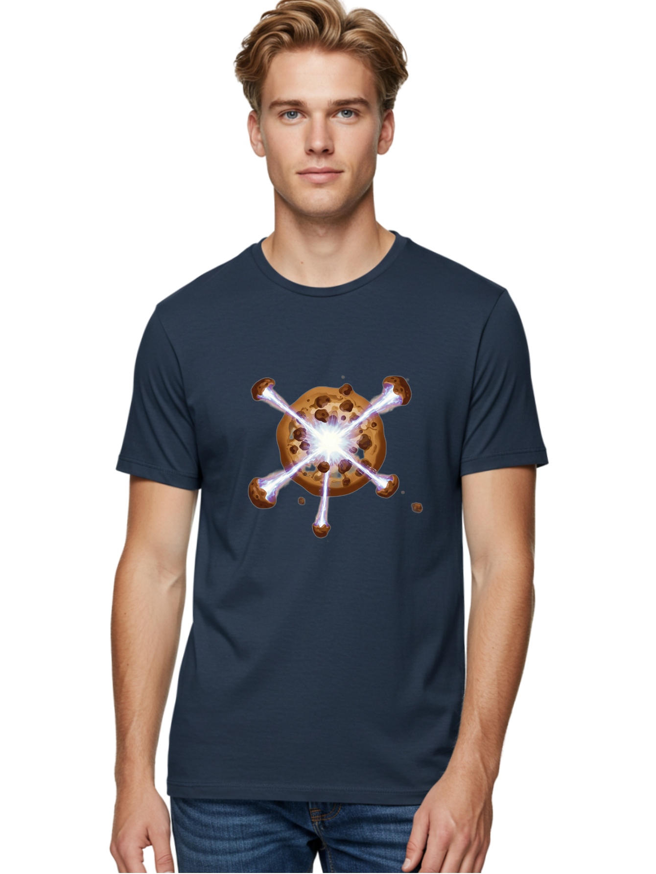 Cookie-Explosion Men'S Graphic Tee, 100% Cotton, Comfortable Casual Summer Wear, Machine Washable, Vintage Camera, Old Camera, Antique Camera, Black Camera, Classic Photography, Photography Equipment, Nostalgic Device, Film Camera, Camera Art Bam104