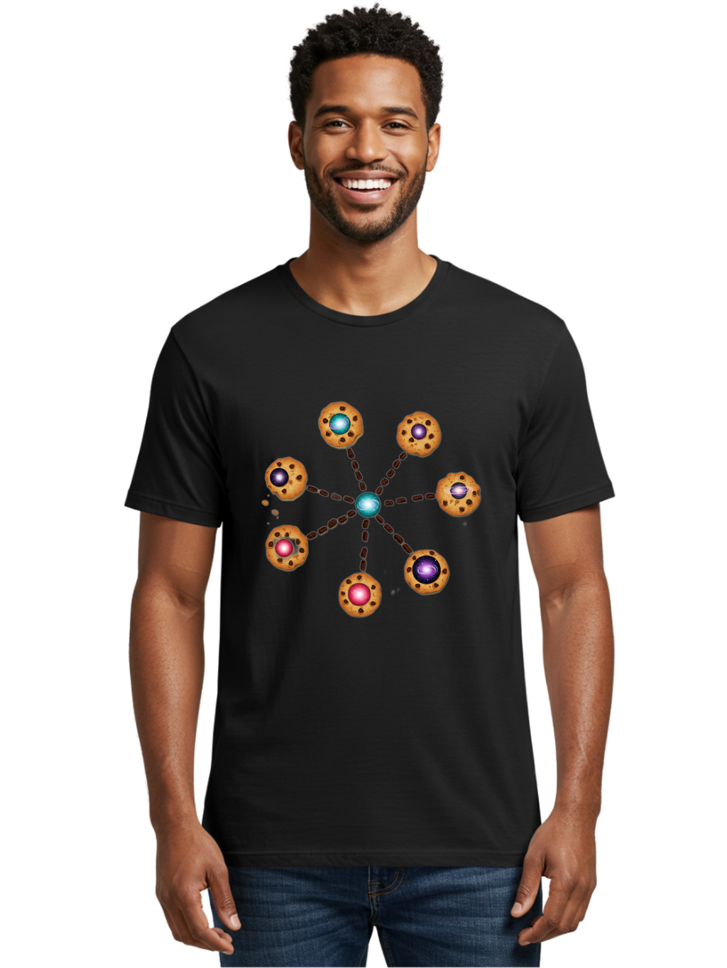 Cookies-Network Men'S Graphic Tee, 100% Cotton, Comfortable Casual Summer Wear, Machine Washable, Vintage Camera, Old Camera, Antique Camera, Black Camera, Classic Photography, Photography Equipment, Nostalgic Device, Film Camera, Camera Art Bam106