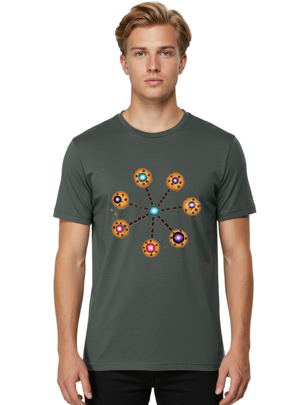 Cookies-Network Men'S Graphic Tee, 100% Cotton, Comfortable Casual Summer Wear, Machine Washable, Vintage Camera, Old Camera, Antique Camera, Black Camera, Classic Photography, Photography Equipment, Nostalgic Device, Film Camera, Camera Art Bam106