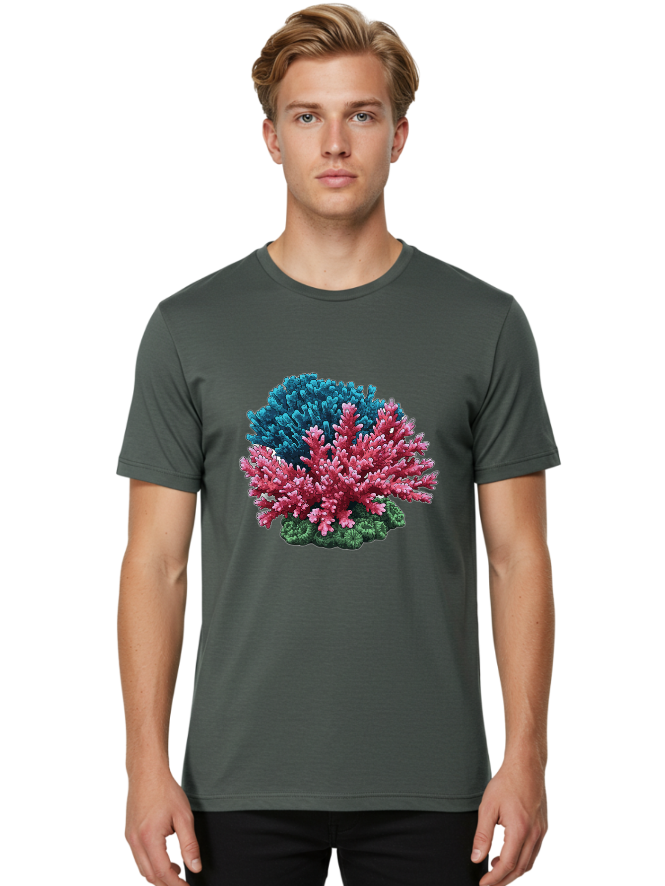 Corals Men'S Graphic Tee, 100% Cotton, Comfortable Casual Summer Wear, Machine Washable, Vintage Camera, Old Camera, Antique Camera, Black Camera, Classic Photography, Photography Equipment, Nostalgic Device, Film Camera, Camera Art Bam108