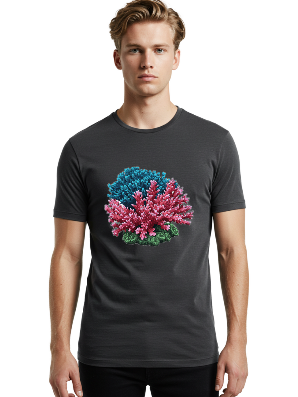 Corals Men'S Graphic Tee, 100% Cotton, Comfortable Casual Summer Wear, Machine Washable, Vintage Camera, Old Camera, Antique Camera, Black Camera, Classic Photography, Photography Equipment, Nostalgic Device, Film Camera, Camera Art Bam108