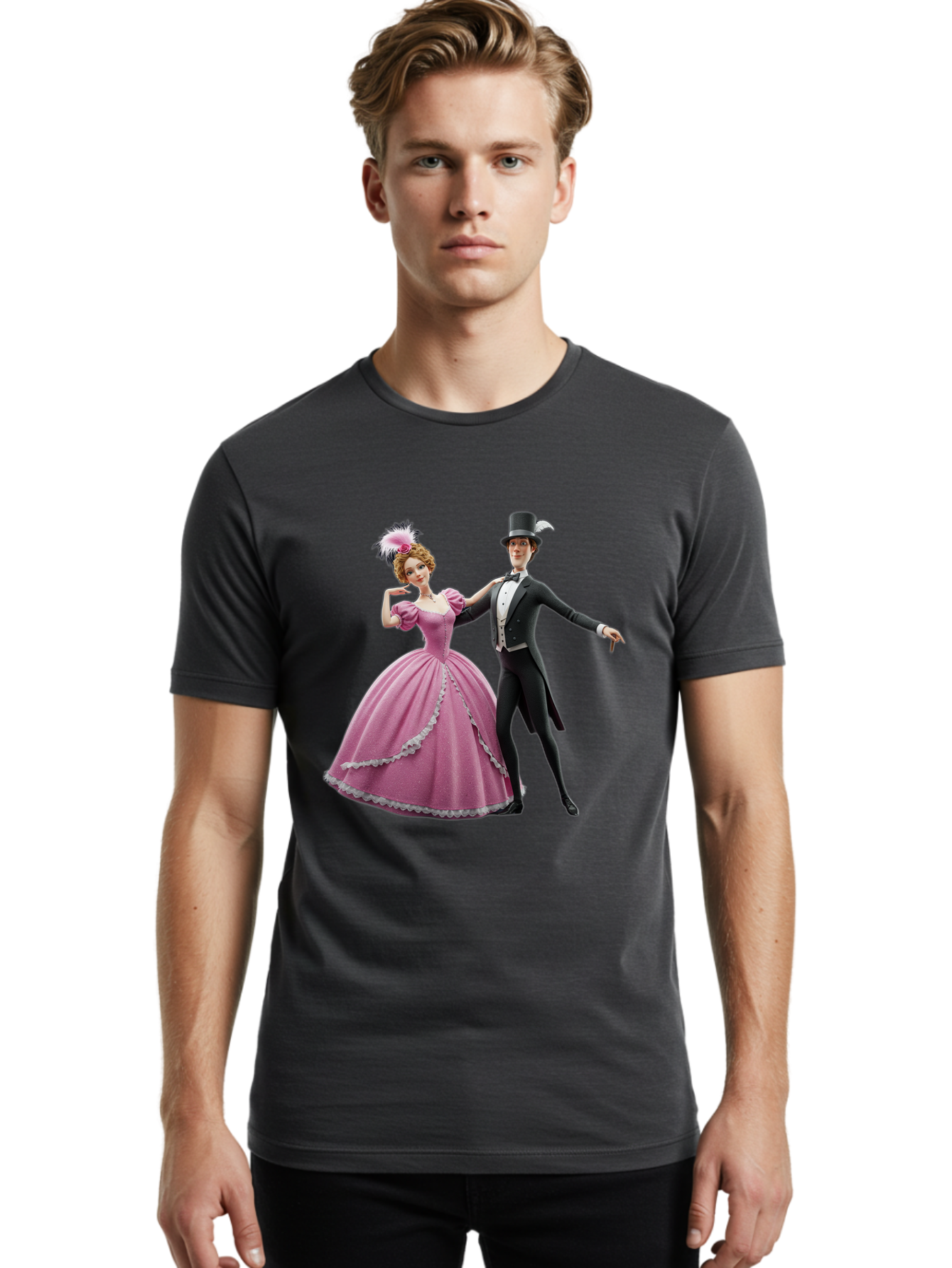 Couple-Dancing Men'S Graphic Tee, 100% Cotton, Comfortable Casual Summer Wear, Machine Washable, Vintage Camera, Old Camera, Antique Camera, Black Camera, Classic Photography, Photography Equipment, Nostalgic Device, Film Camera, Camera Art Bam113