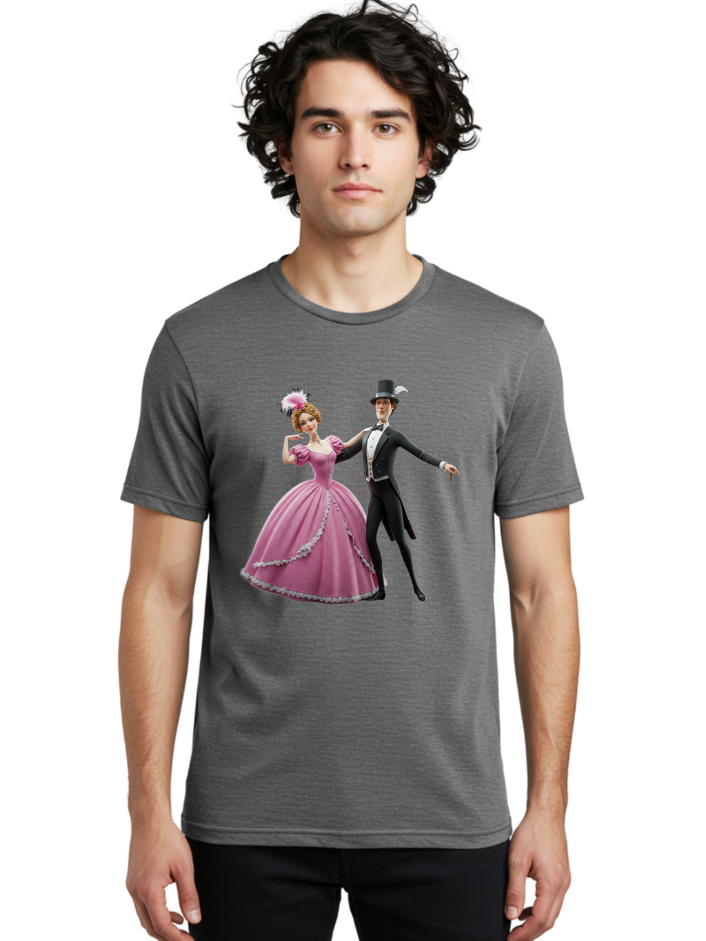 Couple-Dancing Men'S Graphic Tee, 100% Cotton, Comfortable Casual Summer Wear, Machine Washable, Vintage Camera, Old Camera, Antique Camera, Black Camera, Classic Photography, Photography Equipment, Nostalgic Device, Film Camera, Camera Art Bam113