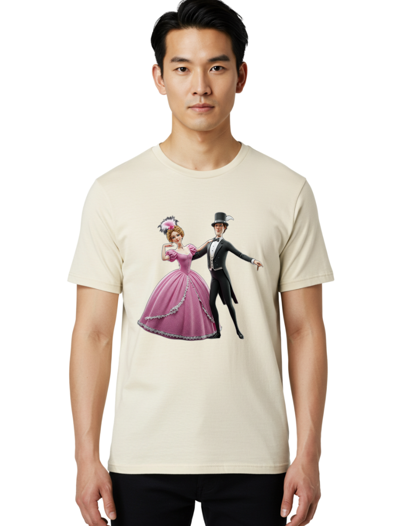 Couple-Dancing Men'S Graphic Tee, 100% Cotton, Comfortable Casual Summer Wear, Machine Washable, Vintage Camera, Old Camera, Antique Camera, Black Camera, Classic Photography, Photography Equipment, Nostalgic Device, Film Camera, Camera Art Bam113
