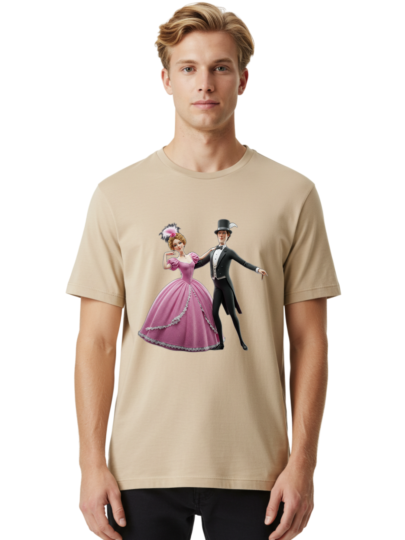 Couple-Dancing Men'S Graphic Tee, 100% Cotton, Comfortable Casual Summer Wear, Machine Washable, Vintage Camera, Old Camera, Antique Camera, Black Camera, Classic Photography, Photography Equipment, Nostalgic Device, Film Camera, Camera Art Bam113