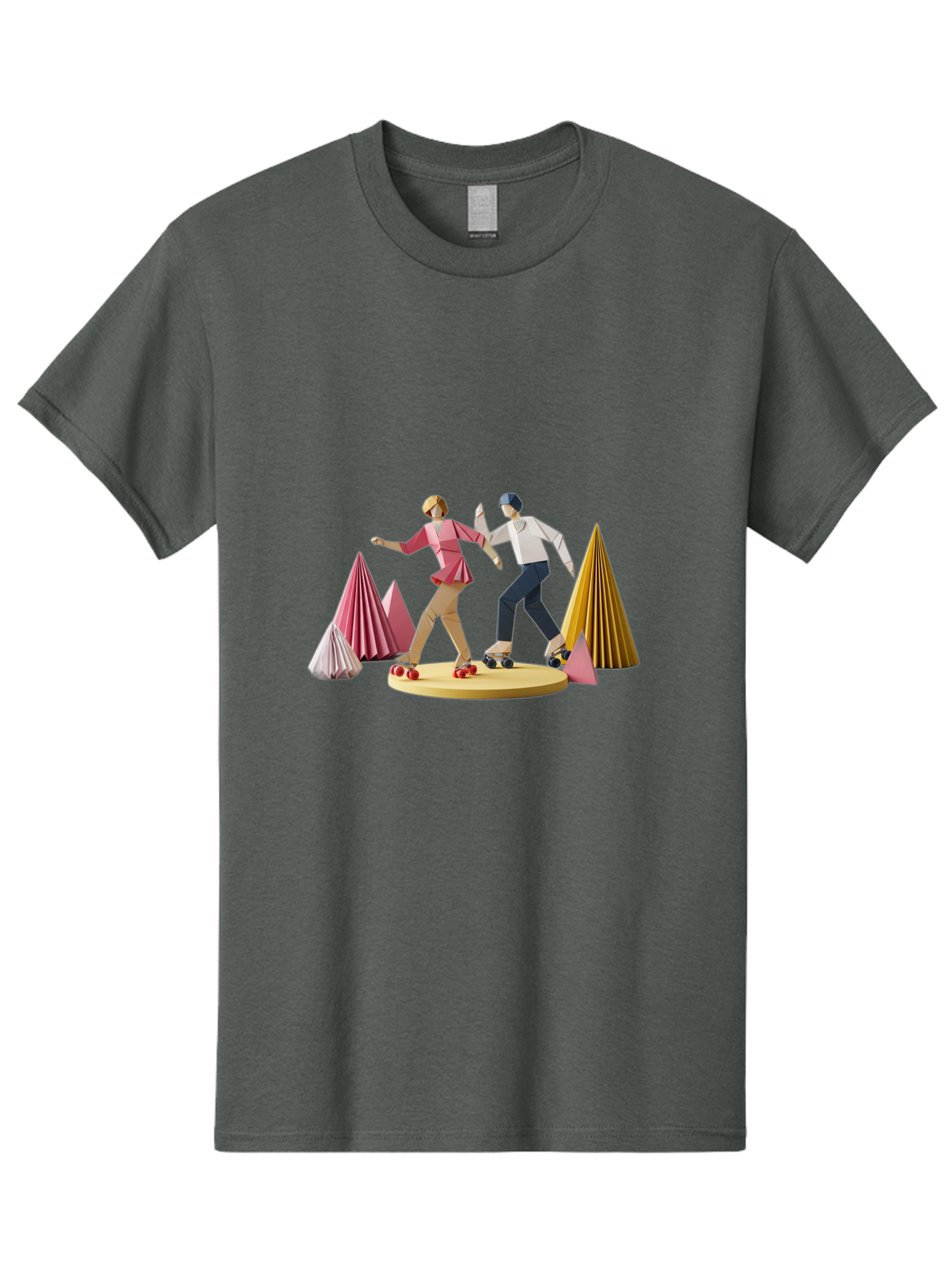 Couple-Roller-Skating Men'S Graphic Tee, 100% Cotton, Comfortable Casual Summer Wear, Machine Washable, Vintage Camera, Old Camera, Antique Camera, Black Camera, Classic Photography, Photography Equipment, Nostalgic Device, Film Camera, Bam114