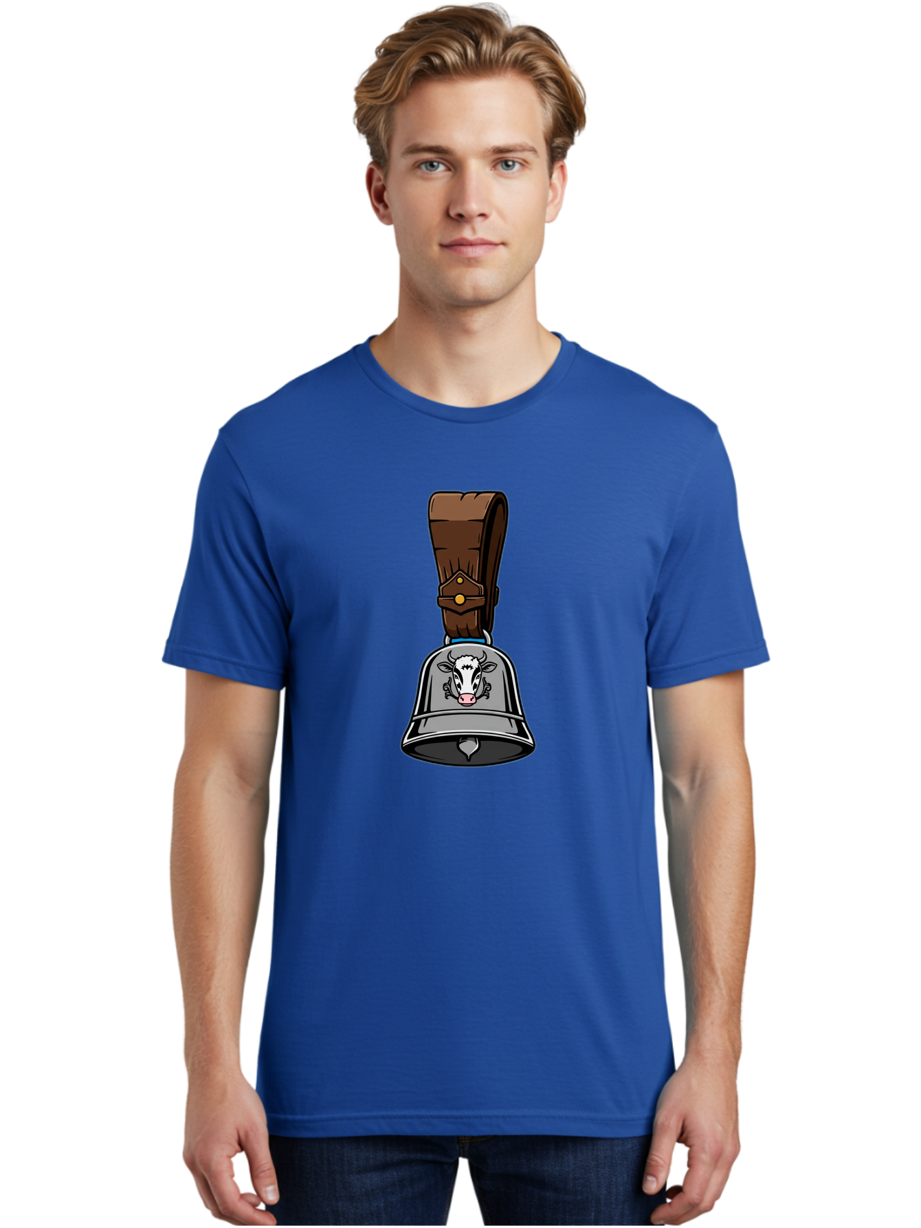 Cow-Bell Men'S Graphic Tee, 100% Cotton, Comfortable Casual Summer Wear, Machine Washable, Vintage Camera, Old Camera, Antique Camera, Black Camera, Classic Photography, Photography Equipment, Nostalgic Device, Film Camera, Camera Art Bam115