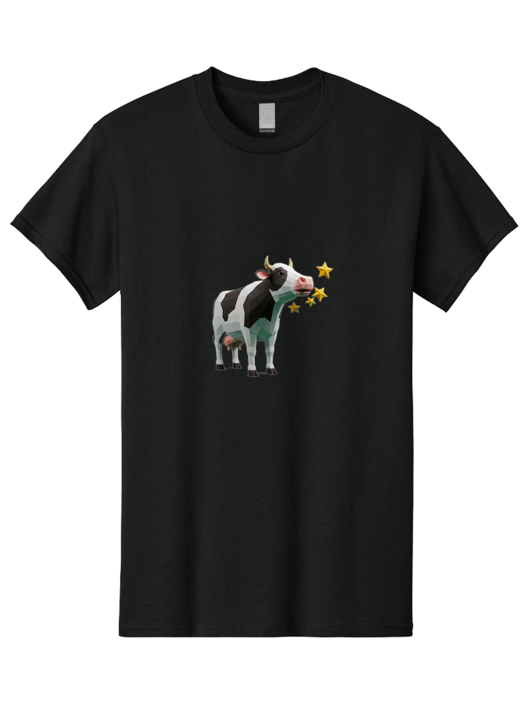 Cow-Blowing-Stars Men'S Graphic Tee, 100% Cotton, Comfortable Casual Summer Wear, Machine Washable, Vintage Camera, Old Camera, Antique Camera, Black Camera, Classic Photography, Photography Equipment, Nostalgic Device, Film Camera, Camera Art Bam116