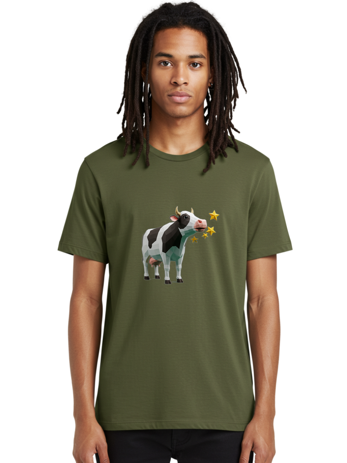 Cow-Blowing-Stars Men'S Graphic Tee, 100% Cotton, Comfortable Casual Summer Wear, Machine Washable, Vintage Camera, Old Camera, Antique Camera, Black Camera, Classic Photography, Photography Equipment, Nostalgic Device, Film Camera, Camera Art Bam116