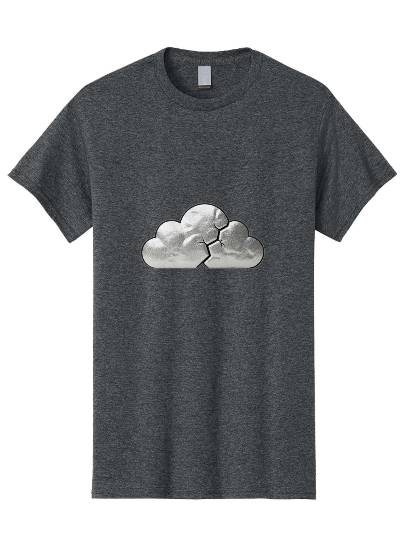 Cracked-Cloud Men'S Graphic Tee, 100% Cotton, Comfortable Casual Summer Wear, Machine Washable, Vintage Camera, Old Camera, Antique Camera, Black Camera, Classic Photography, Photography Equipment, Nostalgic Device, Film Camera, Camera Art Bam120