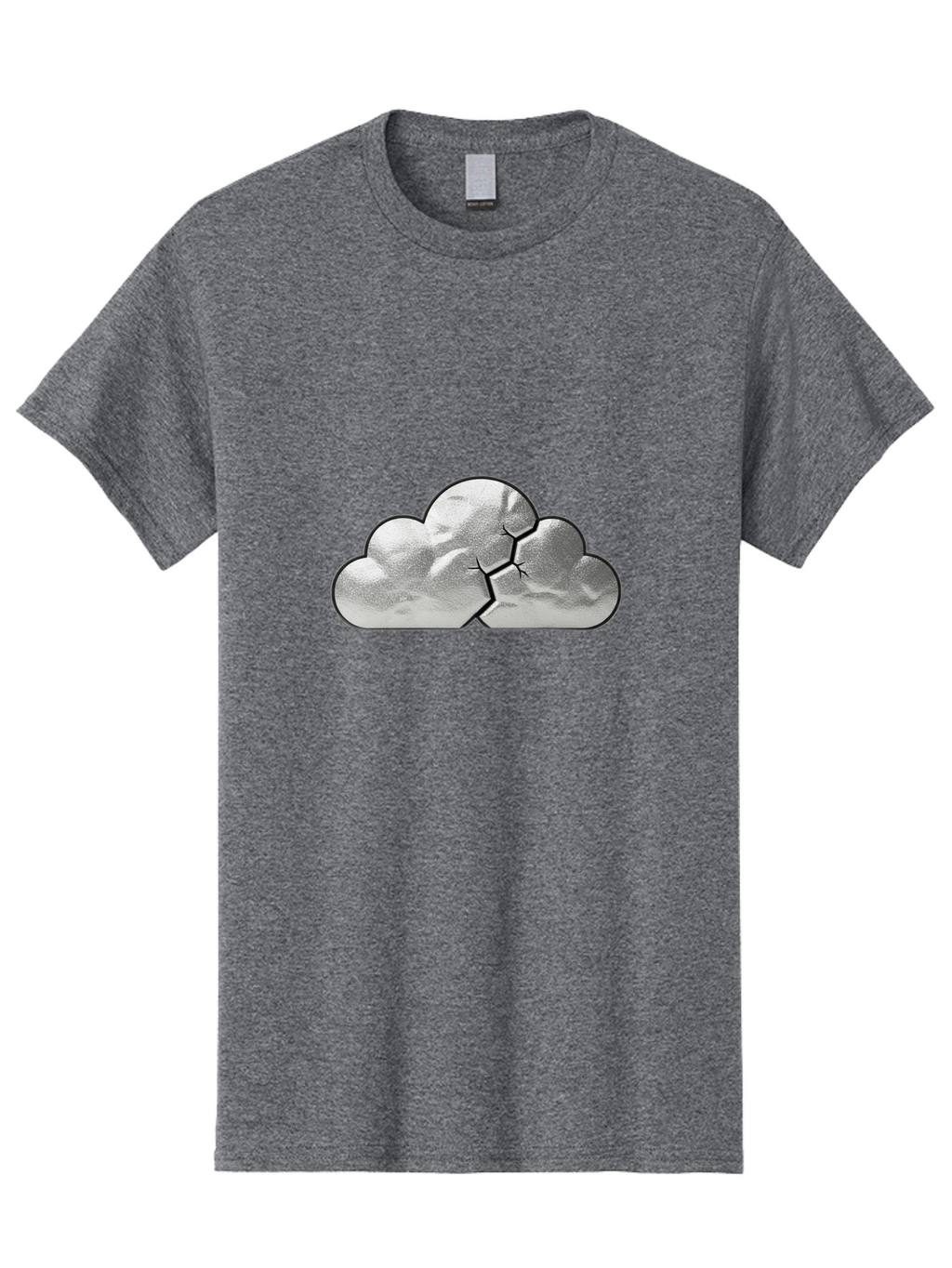Cracked-Cloud Men'S Graphic Tee, 100% Cotton, Comfortable Casual Summer Wear, Machine Washable, Vintage Camera, Old Camera, Antique Camera, Black Camera, Classic Photography, Photography Equipment, Nostalgic Device, Film Camera, Camera Art Bam120