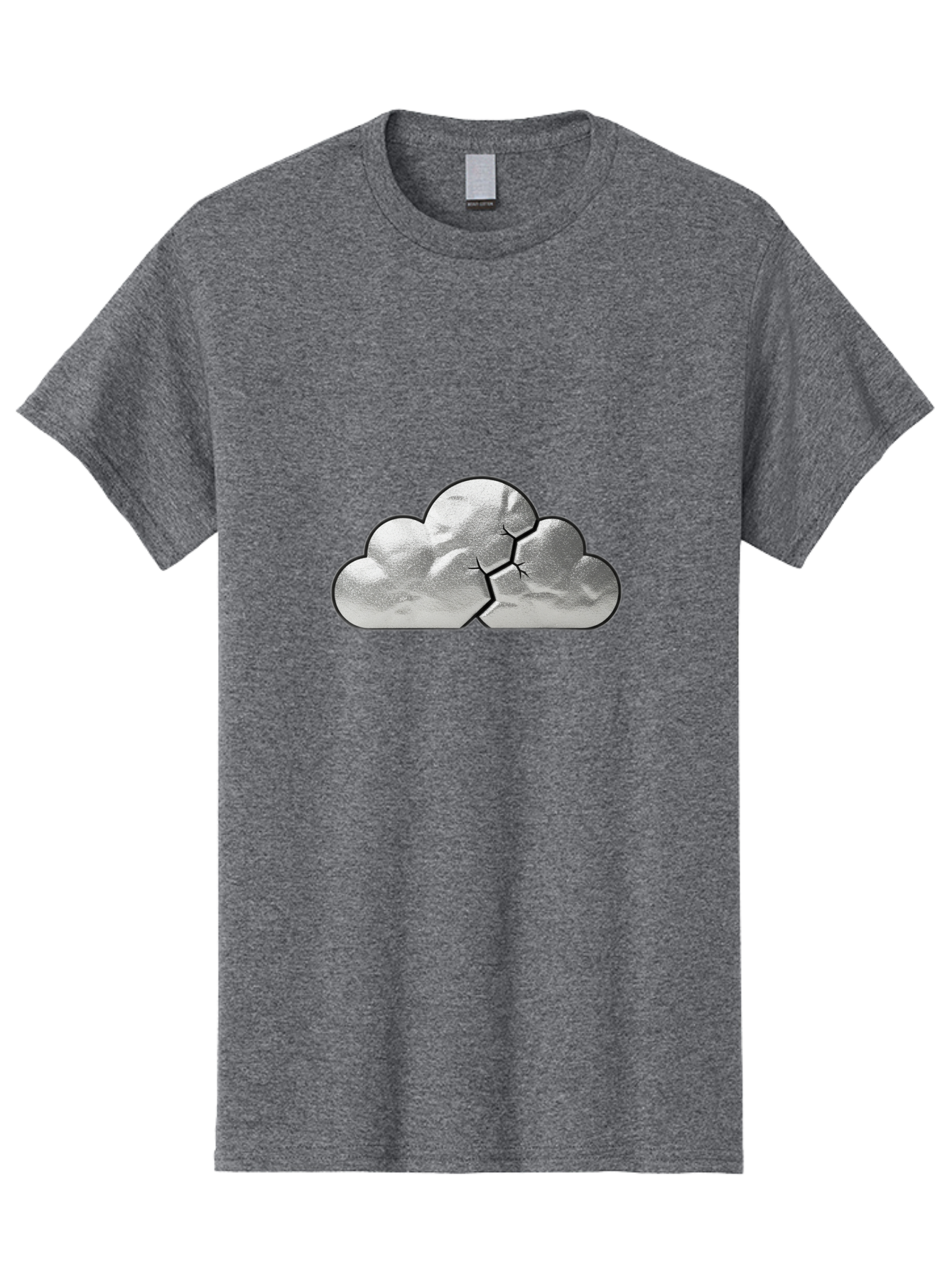 Cracked-Cloud Men'S Graphic Tee, 100% Cotton, Comfortable Casual Summer Wear, Machine Washable, Vintage Camera, Old Camera, Antique Camera, Black Camera, Classic Photography, Photography Equipment, Nostalgic Device, Film Camera, Camera Art Bam120