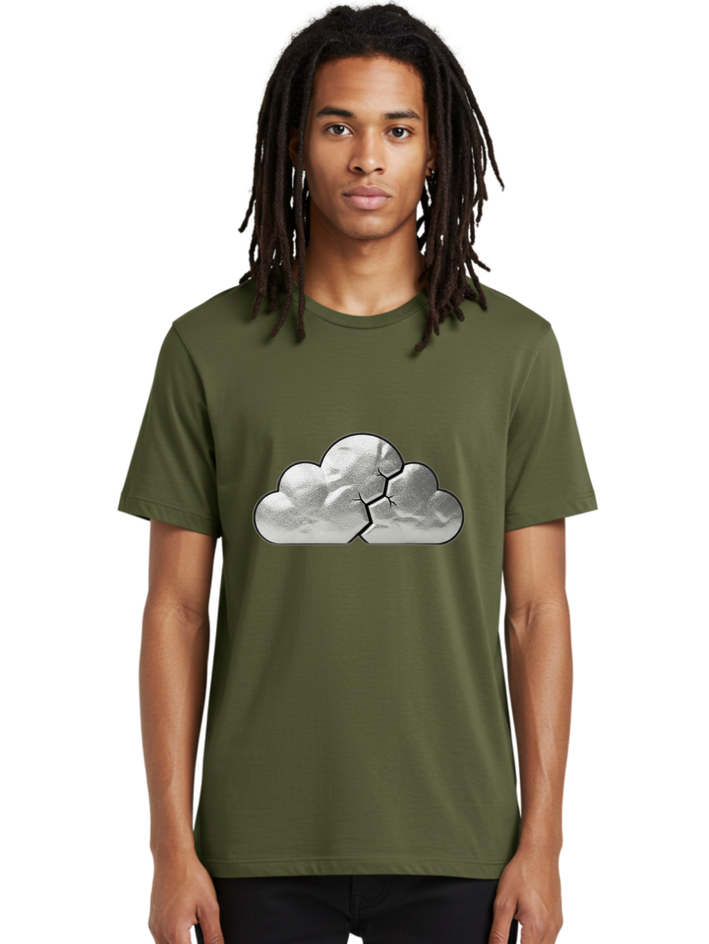 Cracked-Cloud Men'S Graphic Tee, 100% Cotton, Comfortable Casual Summer Wear, Machine Washable, Vintage Camera, Old Camera, Antique Camera, Black Camera, Classic Photography, Photography Equipment, Nostalgic Device, Film Camera, Camera Art Bam120