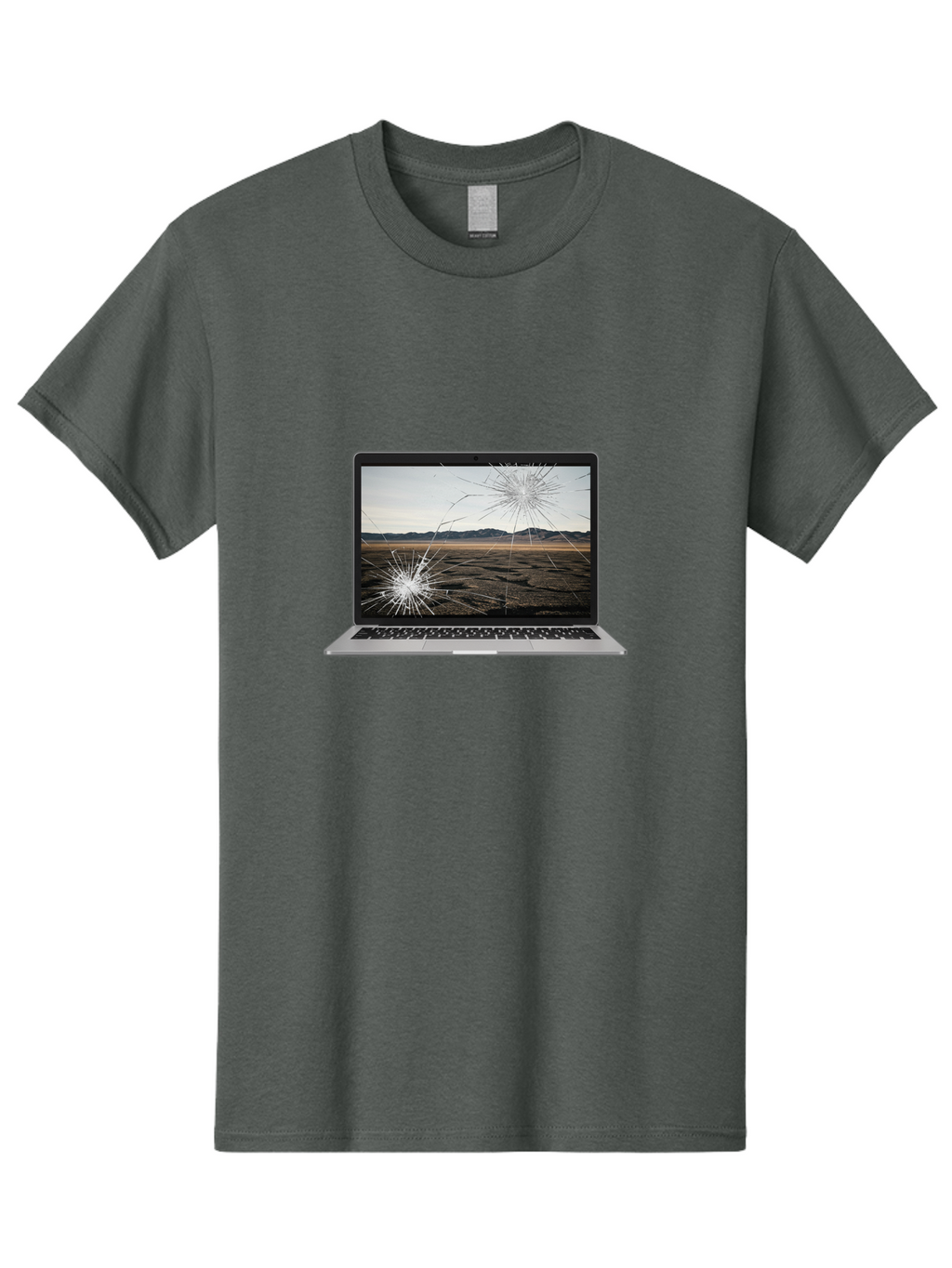 Cracked-Laptop-Screen Men'S Graphic Tee, 100% Cotton, Comfortable Casual Summer Wear, Machine Washable, Vintage Camera, Old Camera, Antique Camera, Black Camera, Classic Photography, Photography Equipment, Nostalgic Device, Film Camera, Bam122
