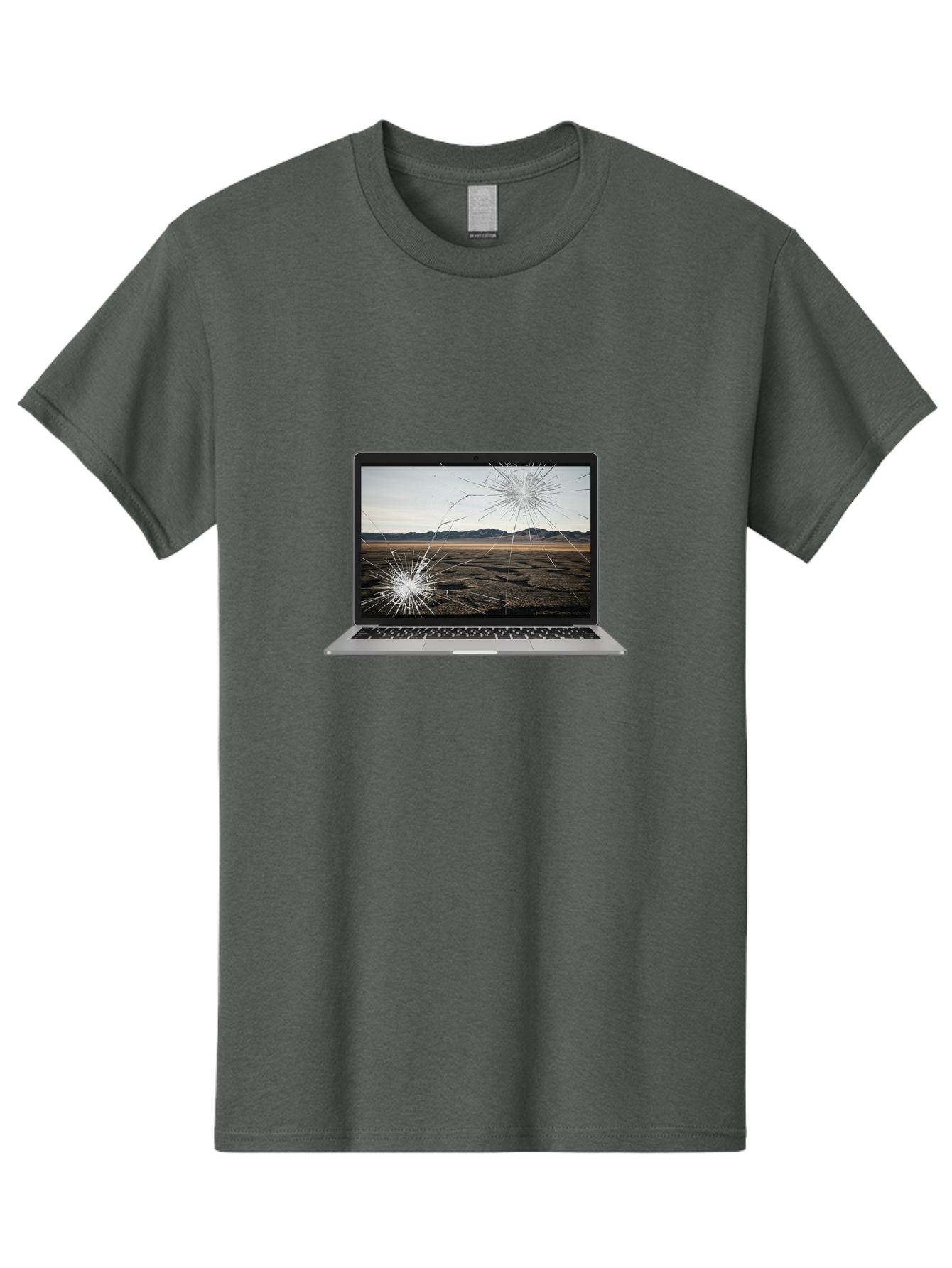 Cracked-Laptop-Screen Men'S Graphic Tee, 100% Cotton, Comfortable Casual Summer Wear, Machine Washable, Vintage Camera, Old Camera, Antique Camera, Black Camera, Classic Photography, Photography Equipment, Nostalgic Device, Film Camera, Bam122