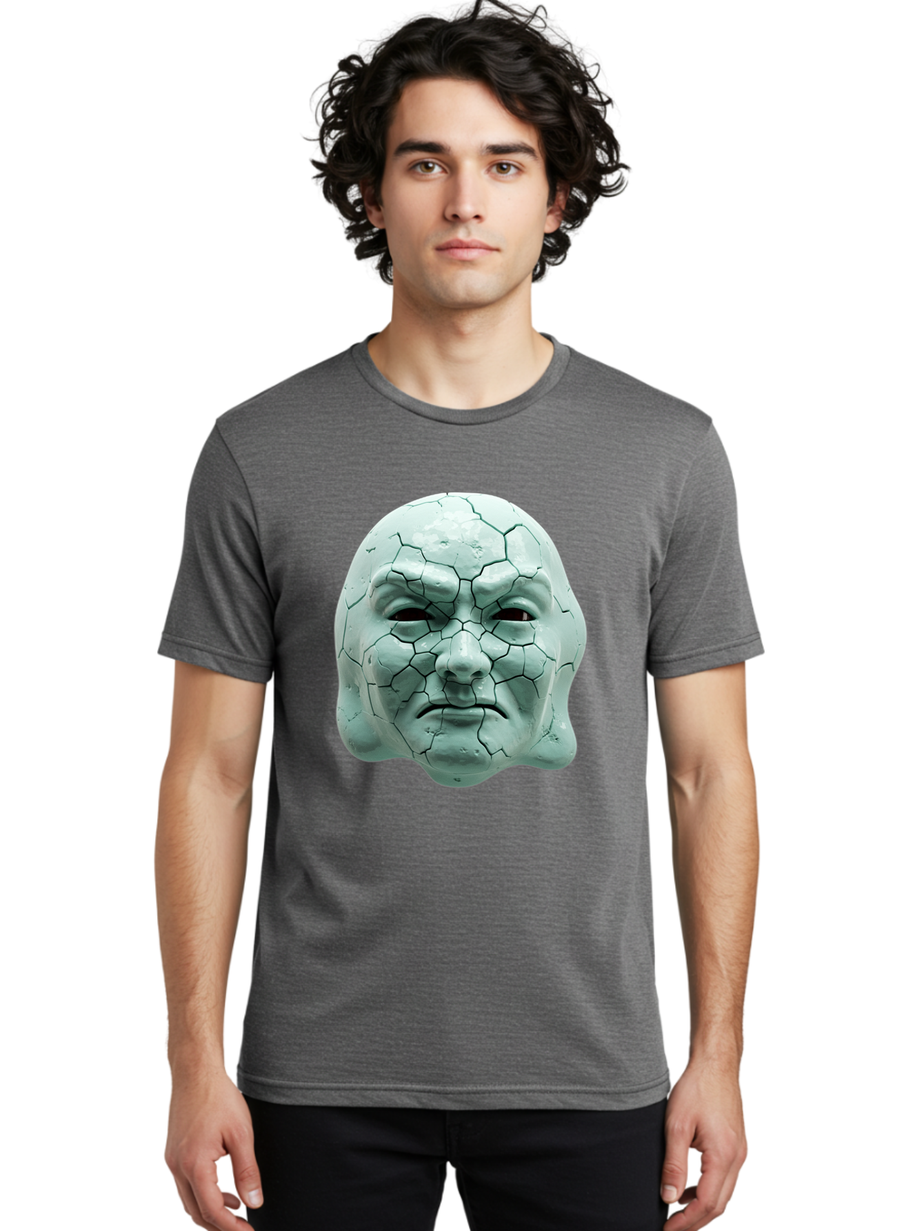 Cracked-Mask Men'S Graphic Tee, 100% Cotton, Comfortable Casual Summer Wear, Machine Washable, Vintage Camera, Old Camera, Antique Camera, Black Camera, Classic Photography, Photography Equipment, Nostalgic Device, Film Camera, Camera Art Bam123