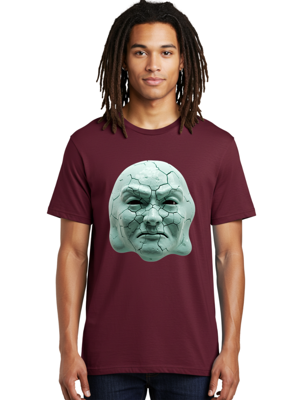 Cracked-Mask Men'S Graphic Tee, 100% Cotton, Comfortable Casual Summer Wear, Machine Washable, Vintage Camera, Old Camera, Antique Camera, Black Camera, Classic Photography, Photography Equipment, Nostalgic Device, Film Camera, Camera Art Bam123
