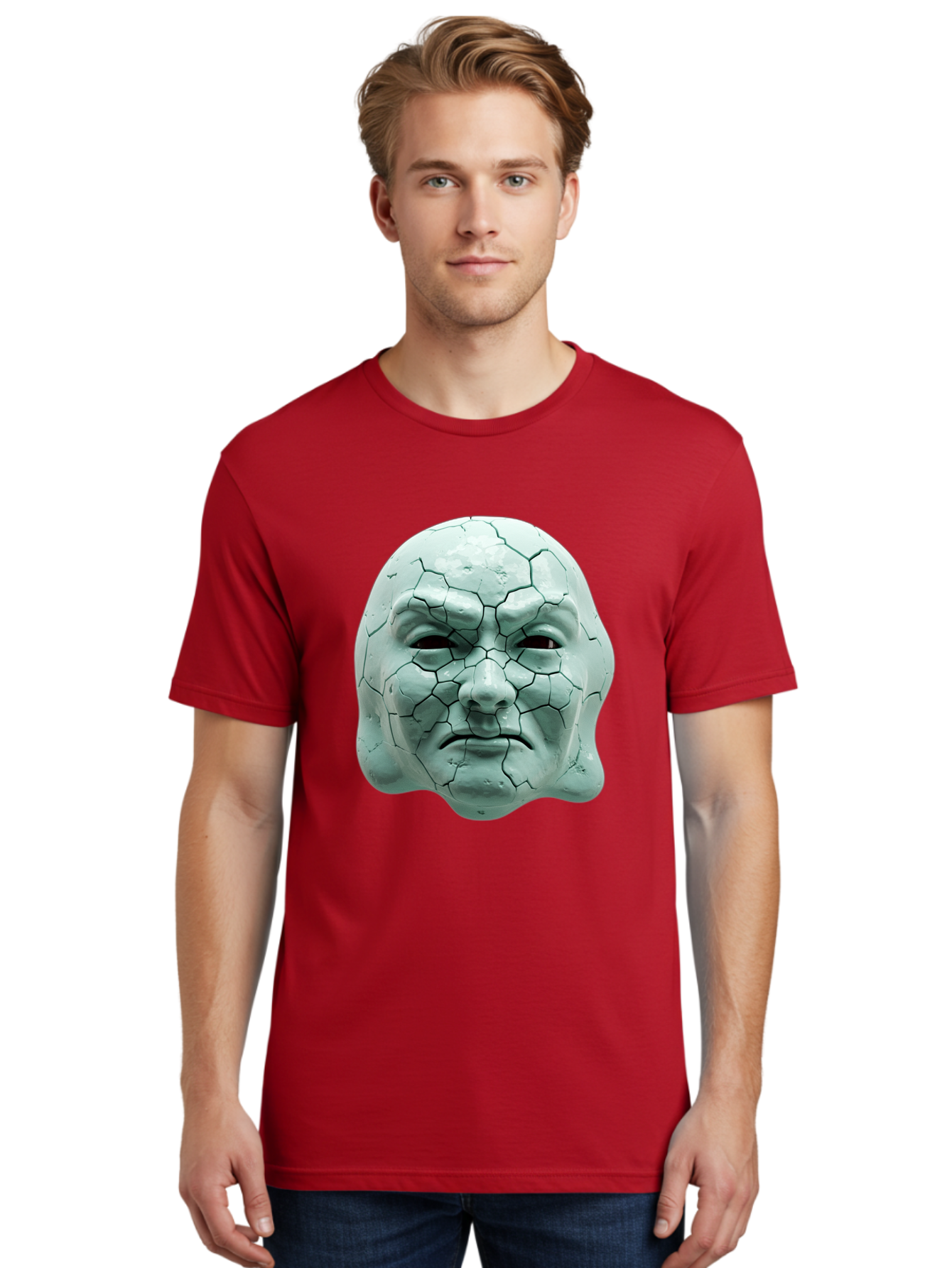 Cracked-Mask Men'S Graphic Tee, 100% Cotton, Comfortable Casual Summer Wear, Machine Washable, Vintage Camera, Old Camera, Antique Camera, Black Camera, Classic Photography, Photography Equipment, Nostalgic Device, Film Camera, Camera Art Bam123