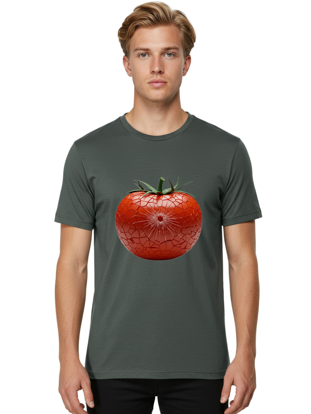 Cracked-Tomato-1 Men'S Graphic Tee, 100% Cotton, Comfortable Casual Summer Wear, Machine Washable, Vintage Camera, Old Camera, Antique Camera, Black Camera, Classic Photography, Photography Equipment, Nostalgic Device, Film Camera, Camera Art Bam125