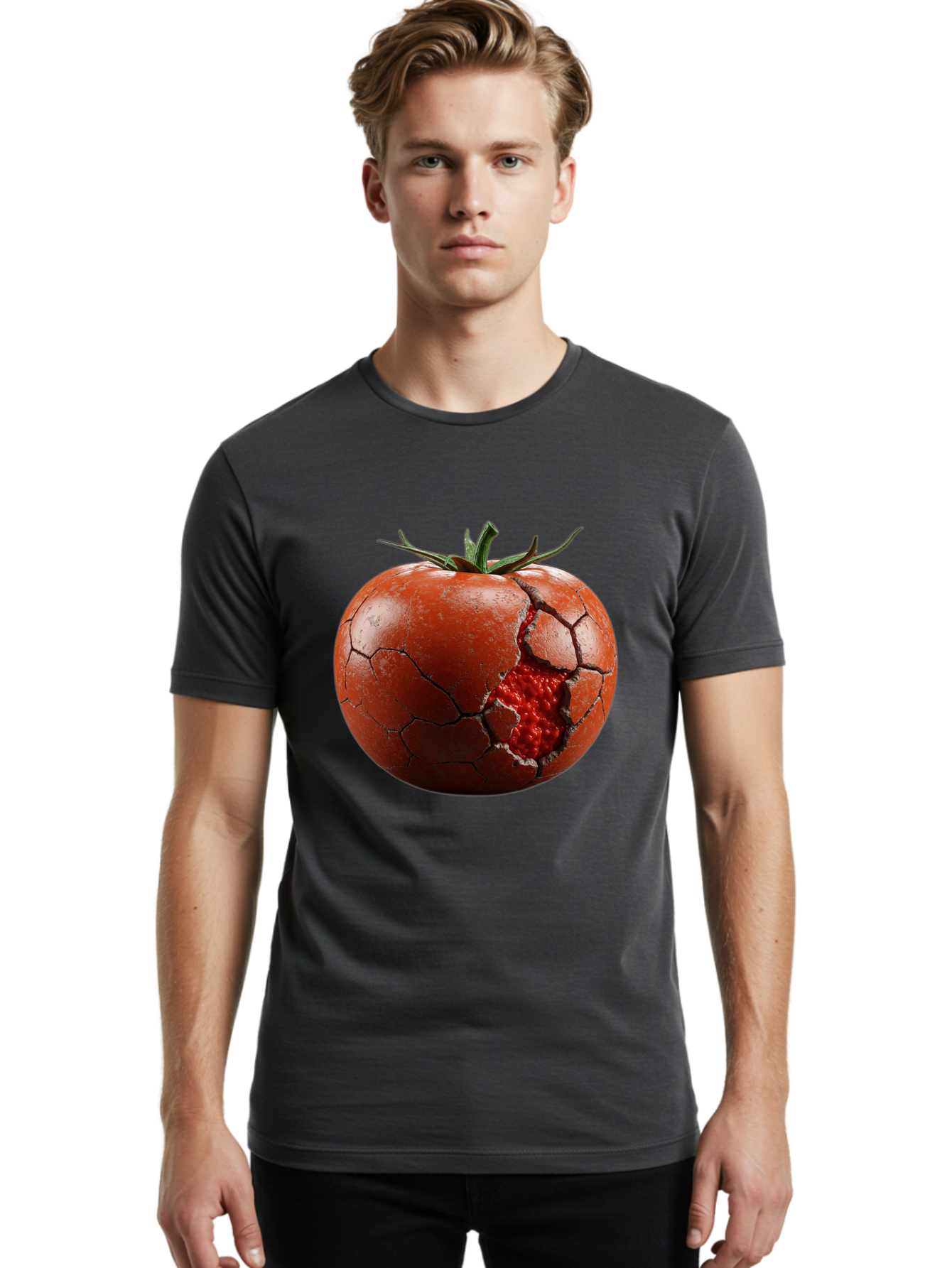 Cracked-Tomato Men'S Graphic Tee, 100% Cotton, Comfortable Casual Summer Wear, Machine Washable, Vintage Camera, Old Camera, Antique Camera, Black Camera, Classic Photography, Photography Equipment, Nostalgic Device, Film Camera, Camera Art Bam126