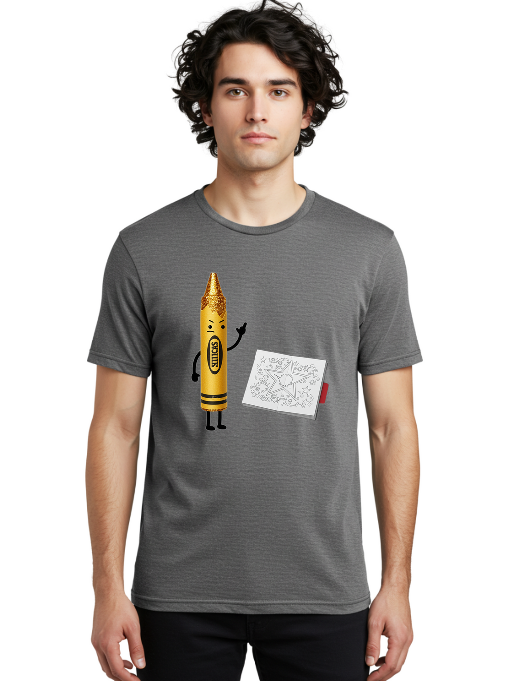 Crayon-Character Men'S Graphic Tee, 100% Cotton, Comfortable Casual Summer Wear, Machine Washable, Vintage Camera, Old Camera, Antique Camera, Black Camera, Classic Photography, Photography Equipment, Nostalgic Device, Film Camera, Camera Art Bam129