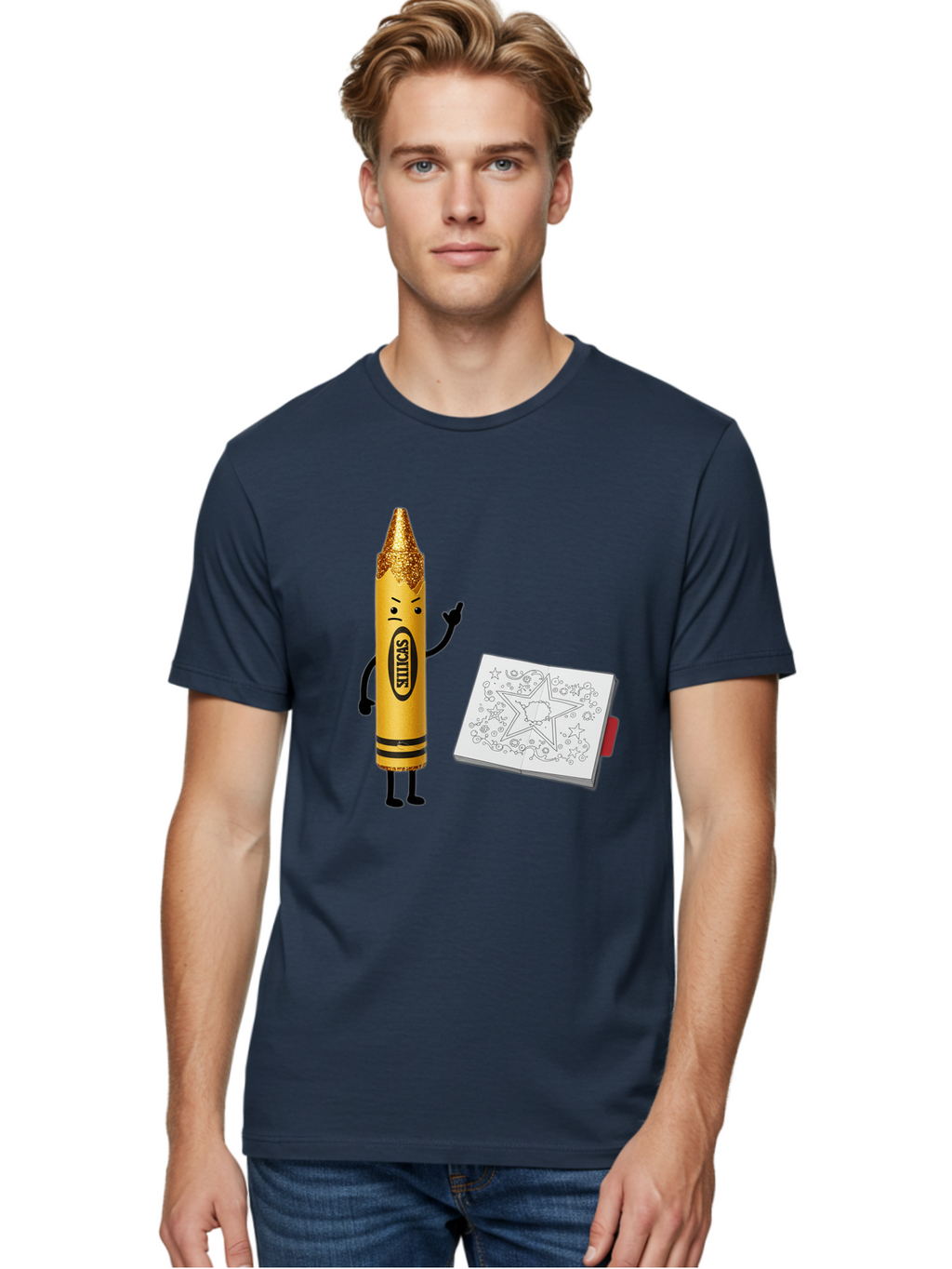 Crayon-Character Men'S Graphic Tee, 100% Cotton, Comfortable Casual Summer Wear, Machine Washable, Vintage Camera, Old Camera, Antique Camera, Black Camera, Classic Photography, Photography Equipment, Nostalgic Device, Film Camera, Camera Art Bam129