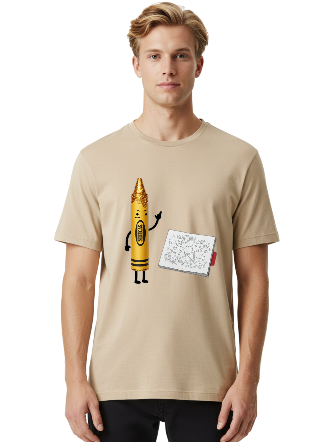 Crayon-Character Men'S Graphic Tee, 100% Cotton, Comfortable Casual Summer Wear, Machine Washable, Vintage Camera, Old Camera, Antique Camera, Black Camera, Classic Photography, Photography Equipment, Nostalgic Device, Film Camera, Camera Art Bam129
