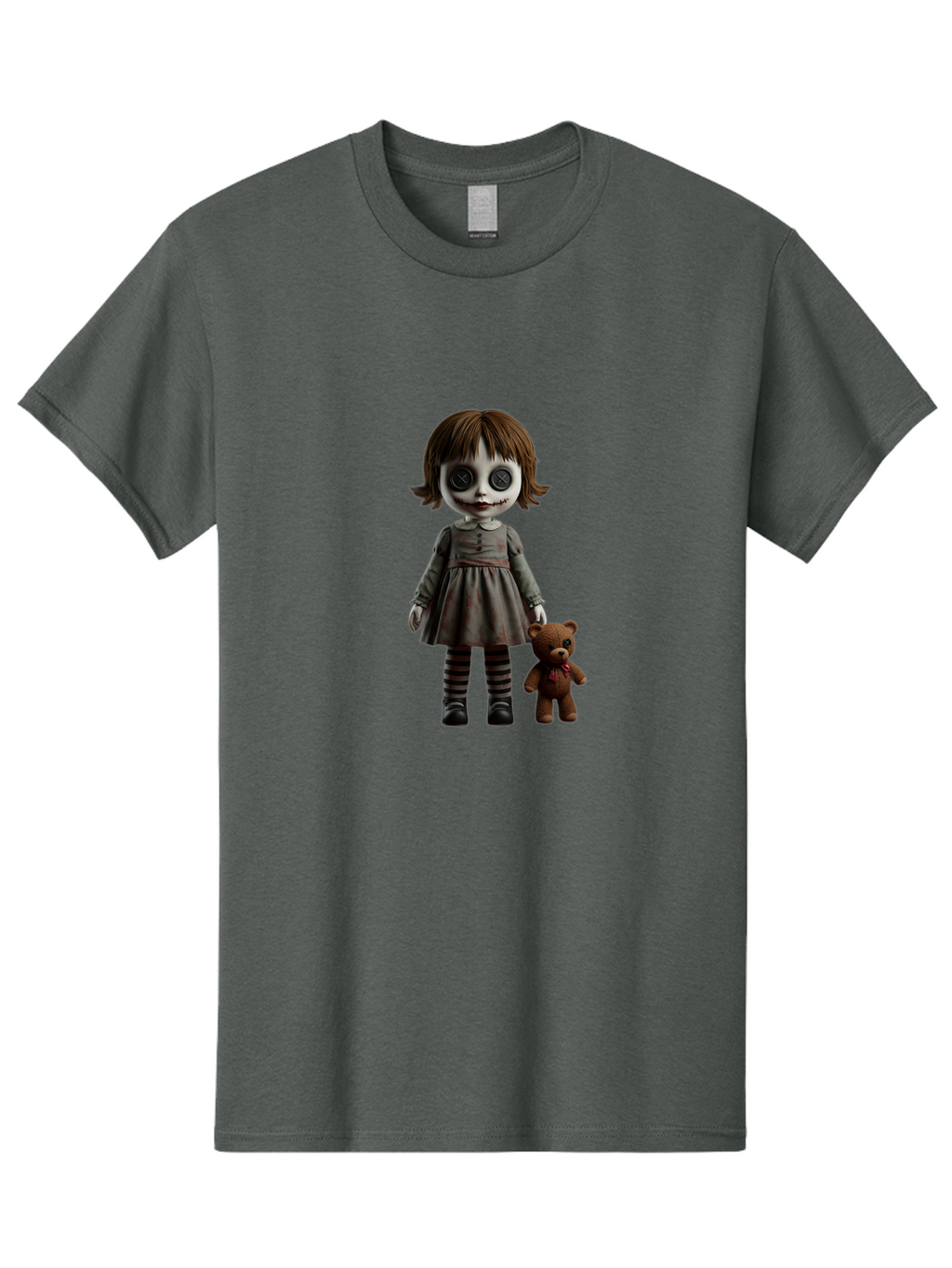 Creepy-Doll Men'S Graphic Tee, 100% Cotton, Comfortable Casual Summer Wear, Machine Washable, Vintage Camera, Old Camera, Antique Camera, Black Camera, Classic Photography, Photography Equipment, Nostalgic Device, Film Camera, Camera Art Bam131