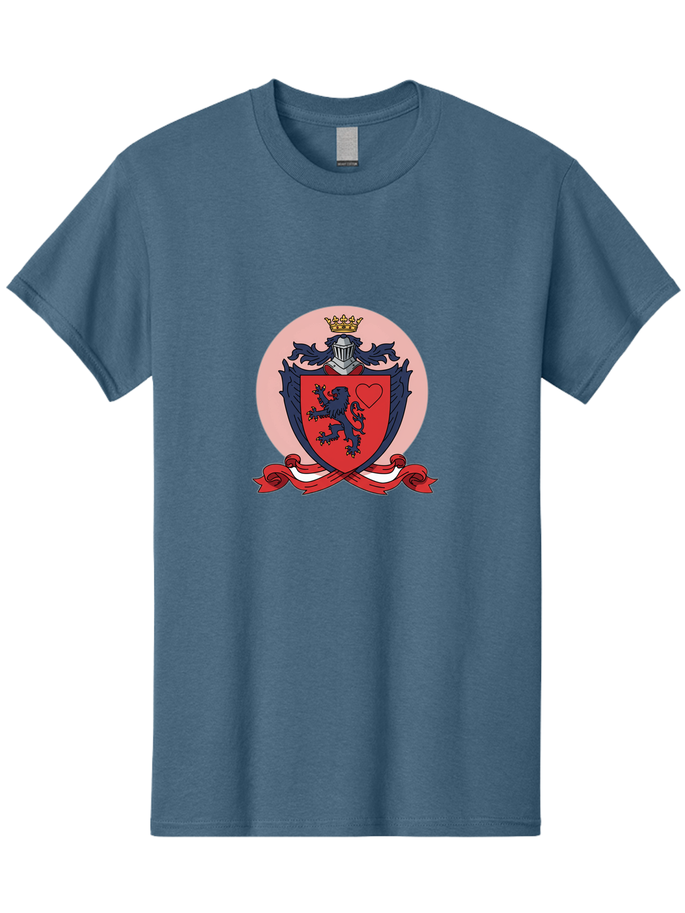 Crest-With-Lion-And-Heart Men'S Graphic Tee, 100% Cotton, Comfortable Casual Summer Wear, Machine Washable, Vintage Camera, Old Camera, Antique Camera, Black Camera, Classic Photography, Photography Equipment, Nostalgic Device, Film Camera, Bam134