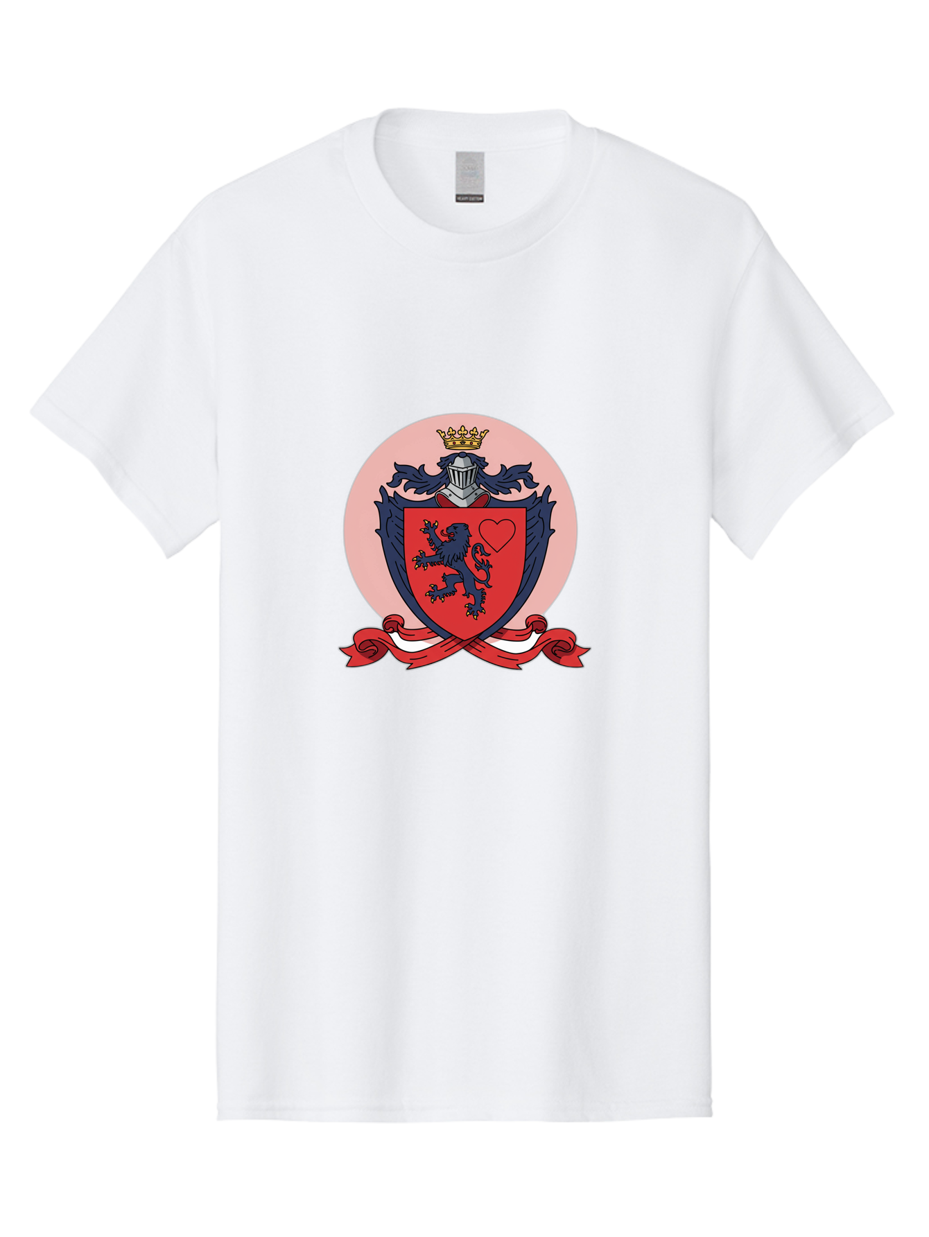 Crest-With-Lion-And-Heart Men'S Graphic Tee, 100% Cotton, Comfortable Casual Summer Wear, Machine Washable, Vintage Camera, Old Camera, Antique Camera, Black Camera, Classic Photography, Photography Equipment, Nostalgic Device, Film Camera, Bam134