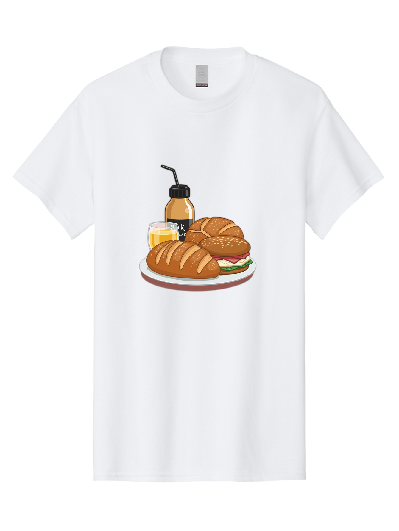 Croissant-Sandwich-And-Keket-Drink Men'S Graphic Tee, 100% Cotton, Comfortable Casual Summer Wear, Machine Washable, Vintage Camera, Old Camera, Antique Camera, Black Camera, Classic Photography, Photography Equipment, Nostalgic Device, Bam135