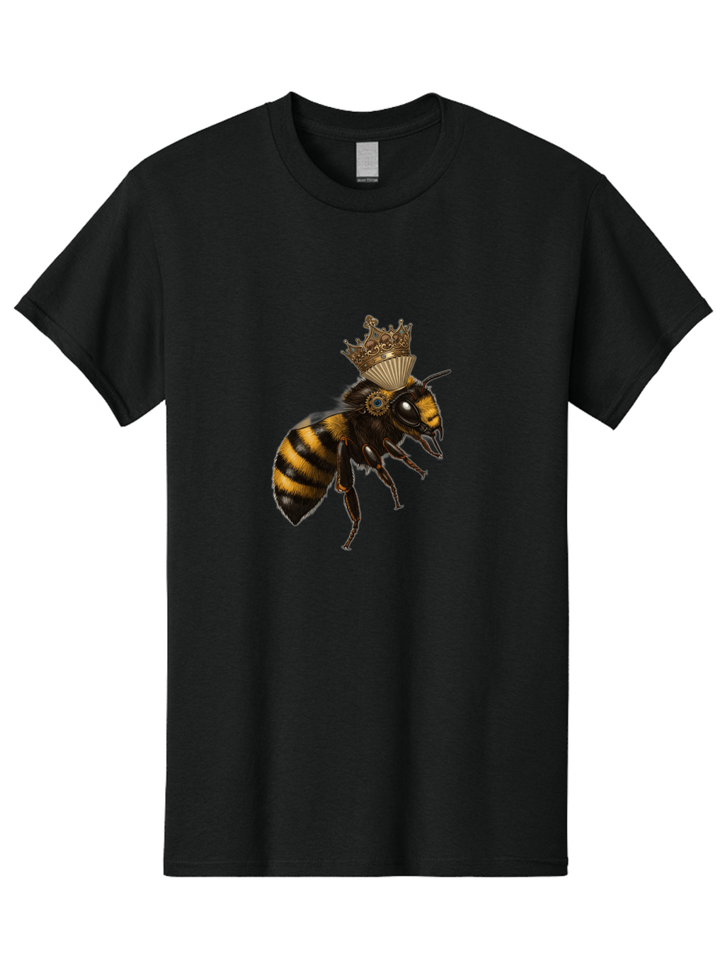 Crowned-Bee Men'S Graphic Tee, 100% Cotton, Comfortable Casual Summer Wear, Machine Washable, Vintage Camera, Old Camera, Antique Camera, Black Camera, Classic Photography, Photography Equipment, Nostalgic Device, Film Camera, Camera Art Bam137
