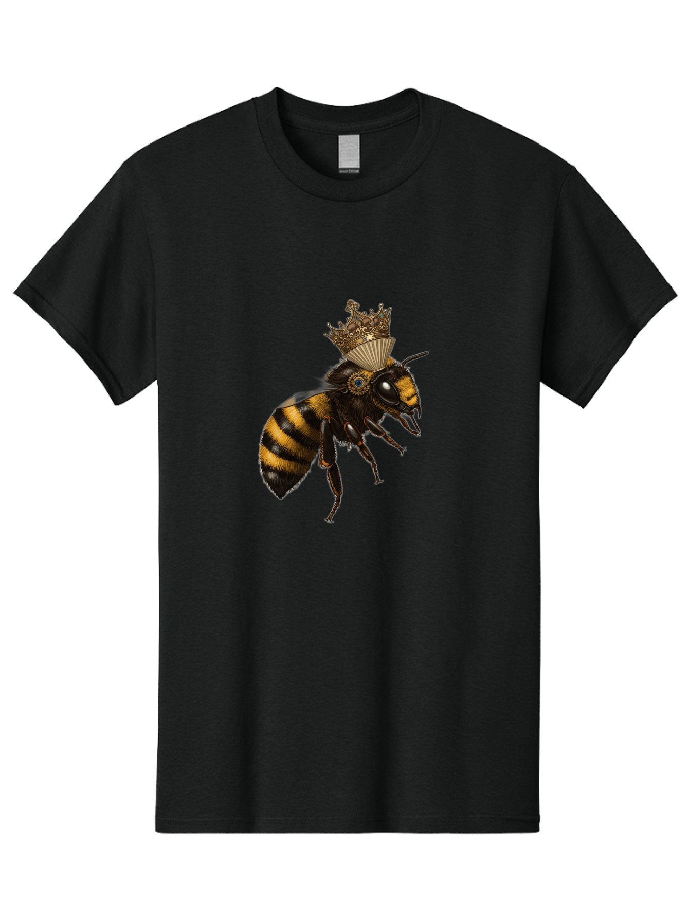 Crowned-Bee Men'S Graphic Tee, 100% Cotton, Comfortable Casual Summer Wear, Machine Washable, Vintage Camera, Old Camera, Antique Camera, Black Camera, Classic Photography, Photography Equipment, Nostalgic Device, Film Camera, Camera Art Bam137