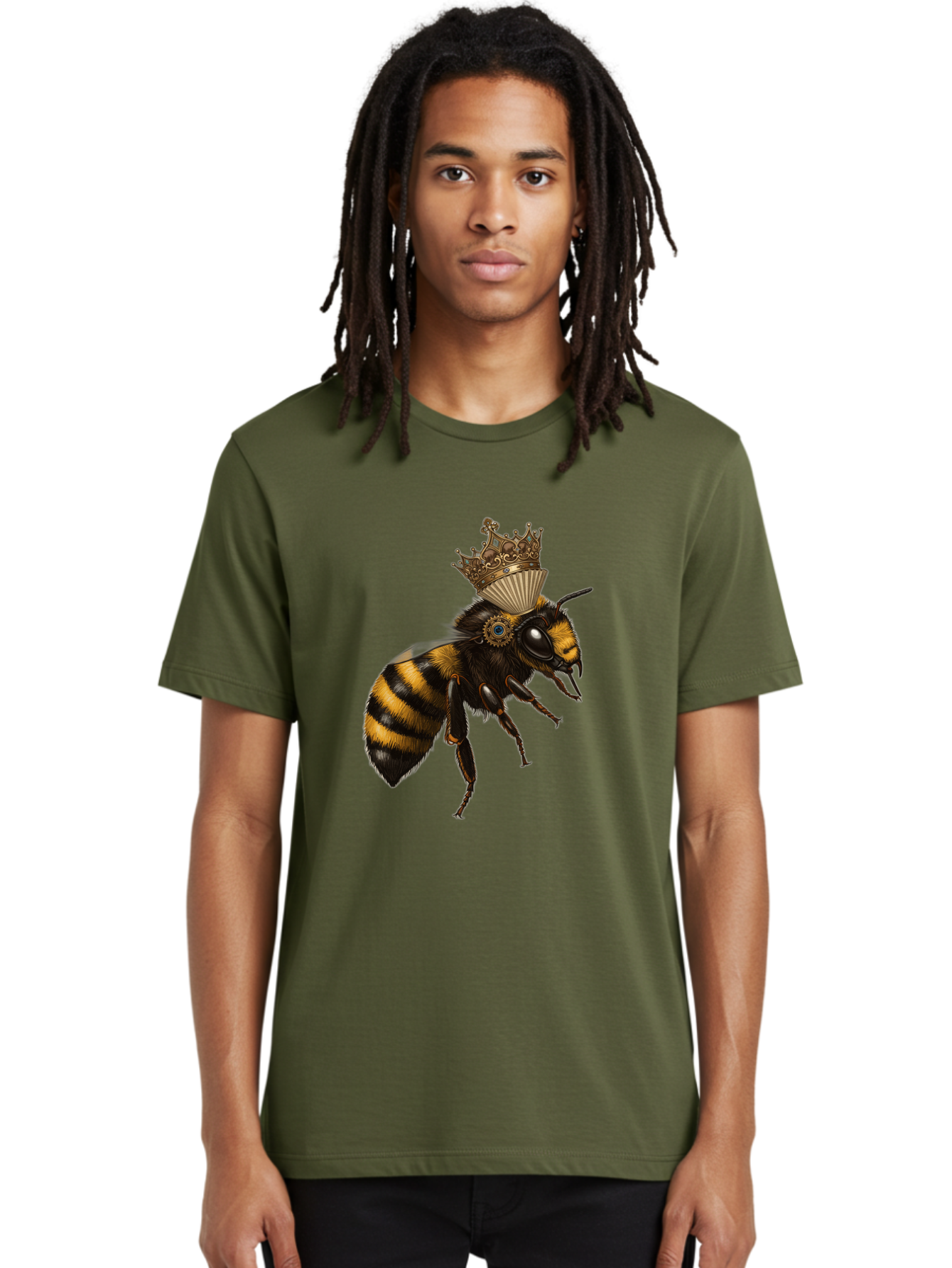 Crowned-Bee Men'S Graphic Tee, 100% Cotton, Comfortable Casual Summer Wear, Machine Washable, Vintage Camera, Old Camera, Antique Camera, Black Camera, Classic Photography, Photography Equipment, Nostalgic Device, Film Camera, Camera Art Bam137