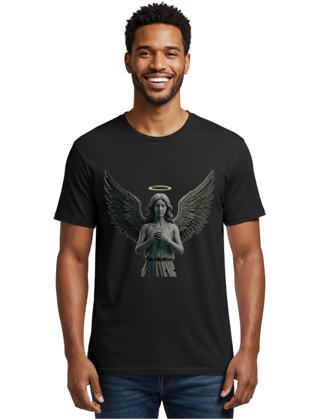 Crying-Angel-Statue Men'S Graphic Tee, 100% Cotton, Comfortable Casual Summer Wear, Machine Washable, Vintage Camera, Old Camera, Antique Camera, Black Camera, Classic Photography, Photography Equipment, Nostalgic Device, Film Camera, Bam140