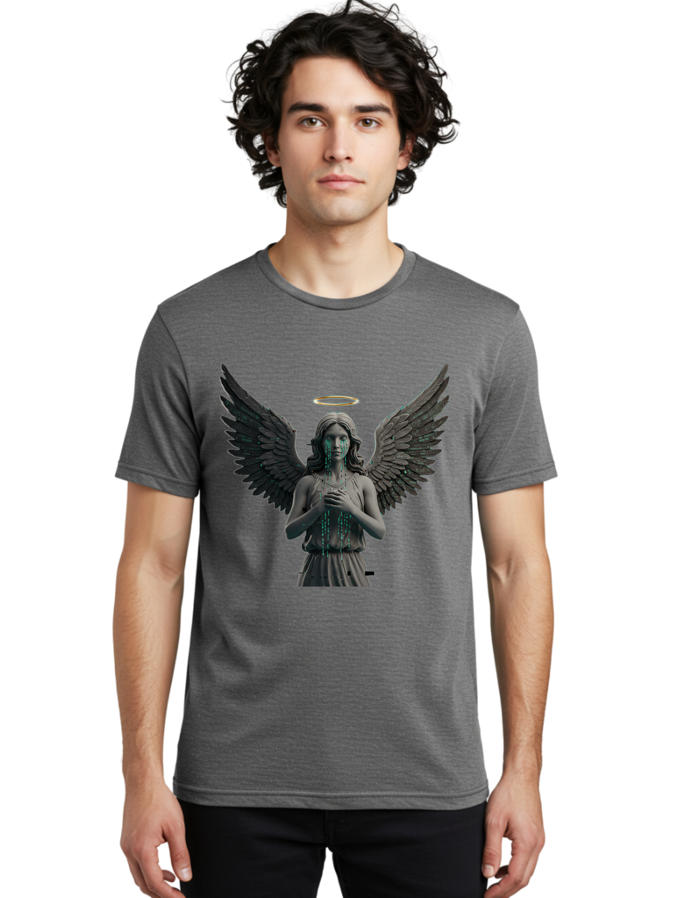 Crying-Angel-Statue Men'S Graphic Tee, 100% Cotton, Comfortable Casual Summer Wear, Machine Washable, Vintage Camera, Old Camera, Antique Camera, Black Camera, Classic Photography, Photography Equipment, Nostalgic Device, Film Camera, Bam140