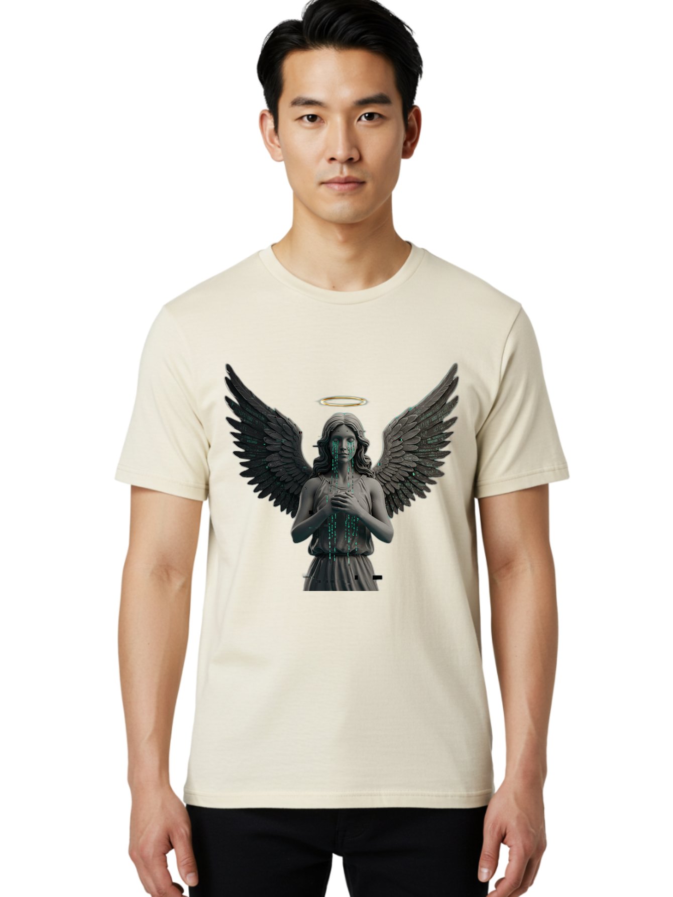 Crying-Angel-Statue Men'S Graphic Tee, 100% Cotton, Comfortable Casual Summer Wear, Machine Washable, Vintage Camera, Old Camera, Antique Camera, Black Camera, Classic Photography, Photography Equipment, Nostalgic Device, Film Camera, Bam140