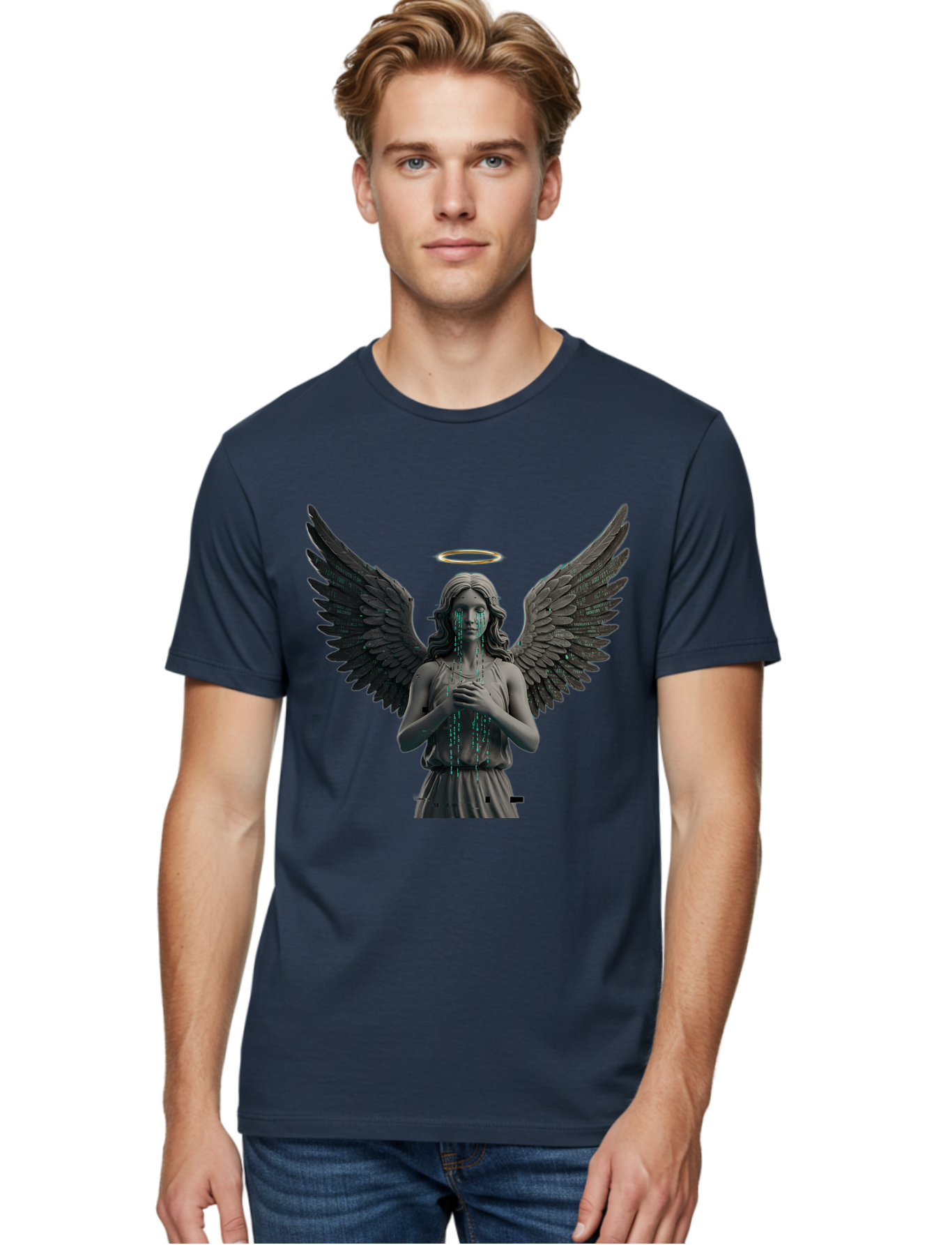 Crying-Angel-Statue Men'S Graphic Tee, 100% Cotton, Comfortable Casual Summer Wear, Machine Washable, Vintage Camera, Old Camera, Antique Camera, Black Camera, Classic Photography, Photography Equipment, Nostalgic Device, Film Camera, Bam140