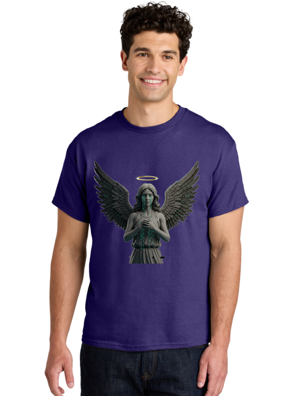 Crying-Angel-Statue Men'S Graphic Tee, 100% Cotton, Comfortable Casual Summer Wear, Machine Washable, Vintage Camera, Old Camera, Antique Camera, Black Camera, Classic Photography, Photography Equipment, Nostalgic Device, Film Camera, Bam140