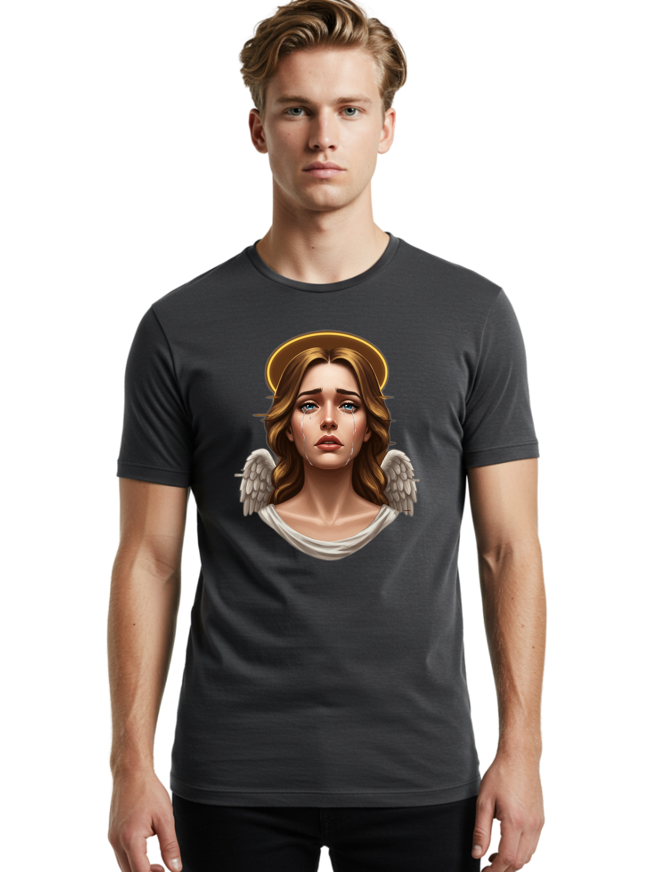 Crying-Angel Men'S Graphic Tee, 100% Cotton, Comfortable Casual Summer Wear, Machine Washable, Vintage Camera, Old Camera, Antique Camera, Black Camera, Classic Photography, Photography Equipment, Nostalgic Device, Film Camera, Camera Art Bam141
