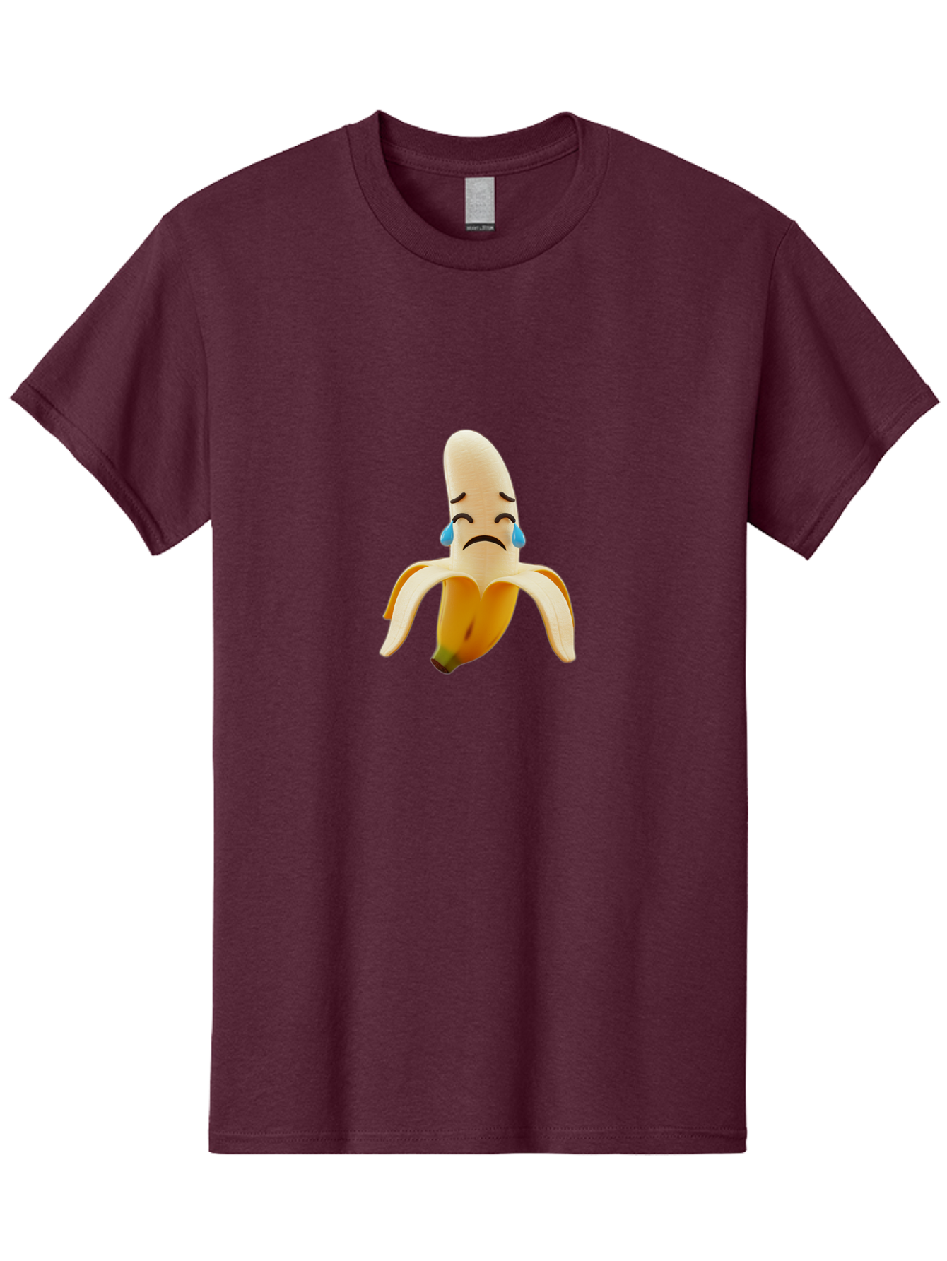 Crying-Banana-1 Men'S Graphic Tee, 100% Cotton, Comfortable Casual Summer Wear, Machine Washable, Vintage Camera, Old Camera, Antique Camera, Black Camera, Classic Photography, Photography Equipment, Nostalgic Device, Film Camera, Camera Art Bam142