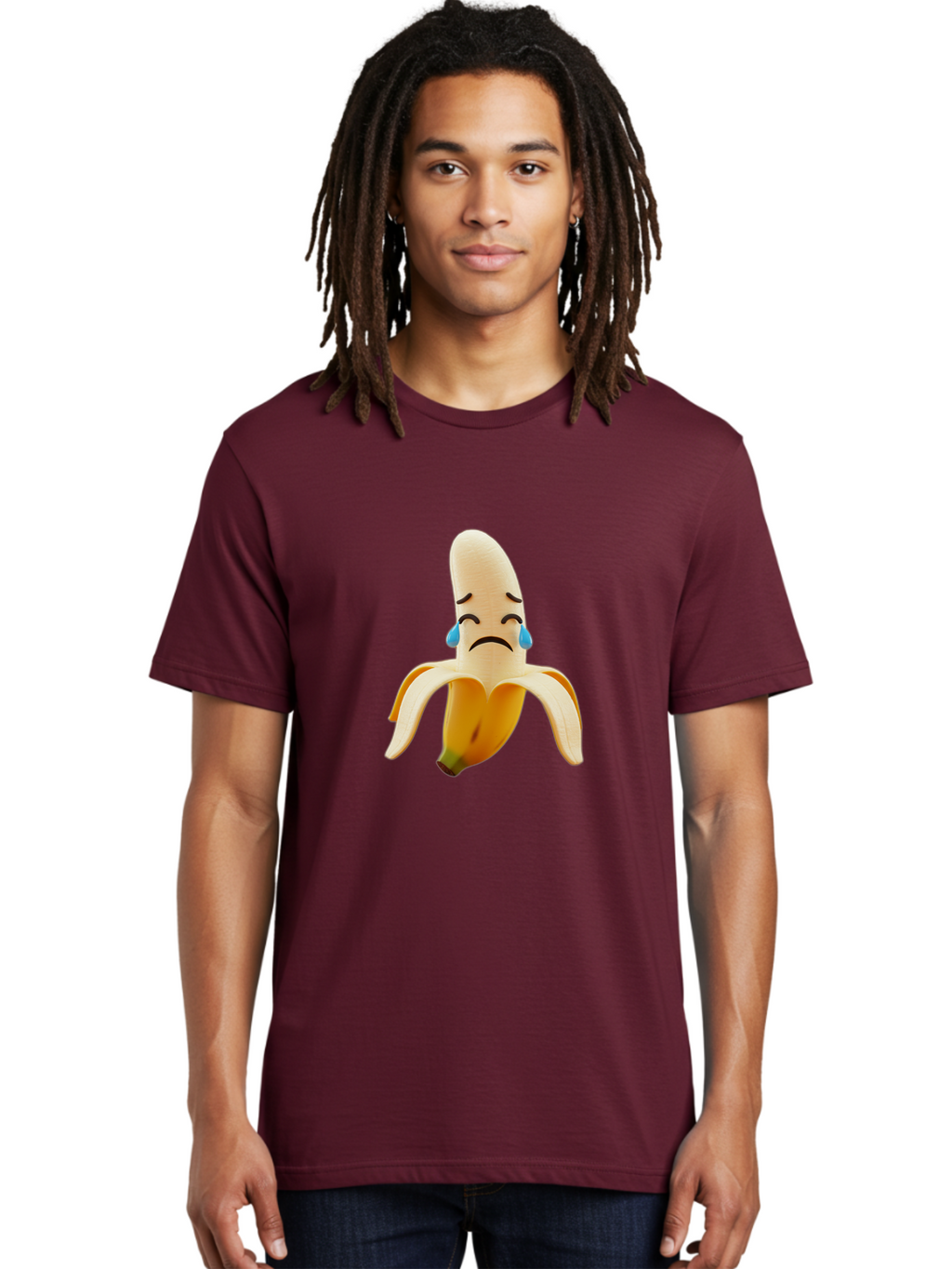 Crying-Banana-1 Men'S Graphic Tee, 100% Cotton, Comfortable Casual Summer Wear, Machine Washable, Vintage Camera, Old Camera, Antique Camera, Black Camera, Classic Photography, Photography Equipment, Nostalgic Device, Film Camera, Camera Art Bam142