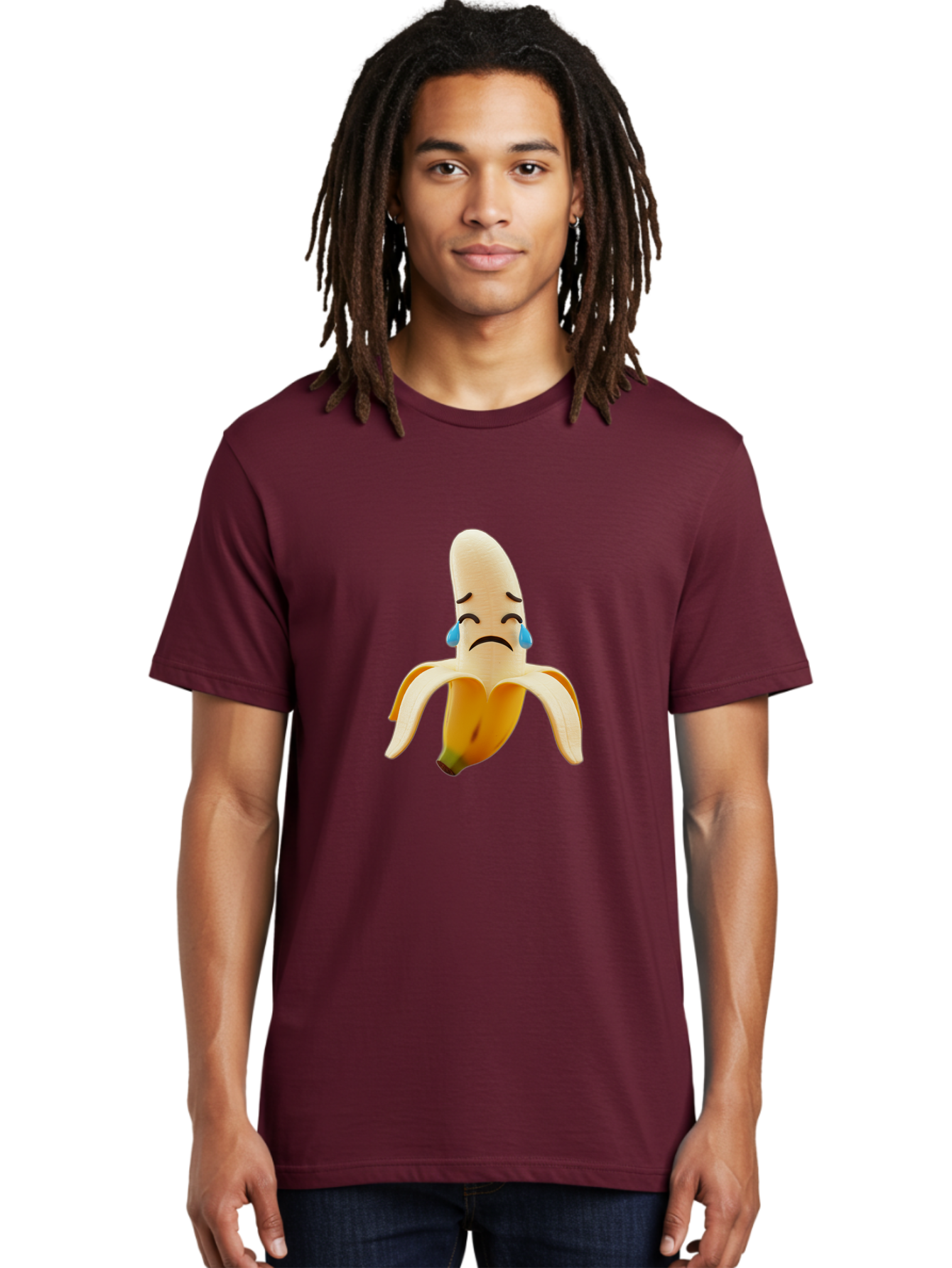 Crying-Banana-1 Men'S Graphic Tee, 100% Cotton, Comfortable Casual Summer Wear, Machine Washable, Vintage Camera, Old Camera, Antique Camera, Black Camera, Classic Photography, Photography Equipment, Nostalgic Device, Film Camera, Camera Art Bam142