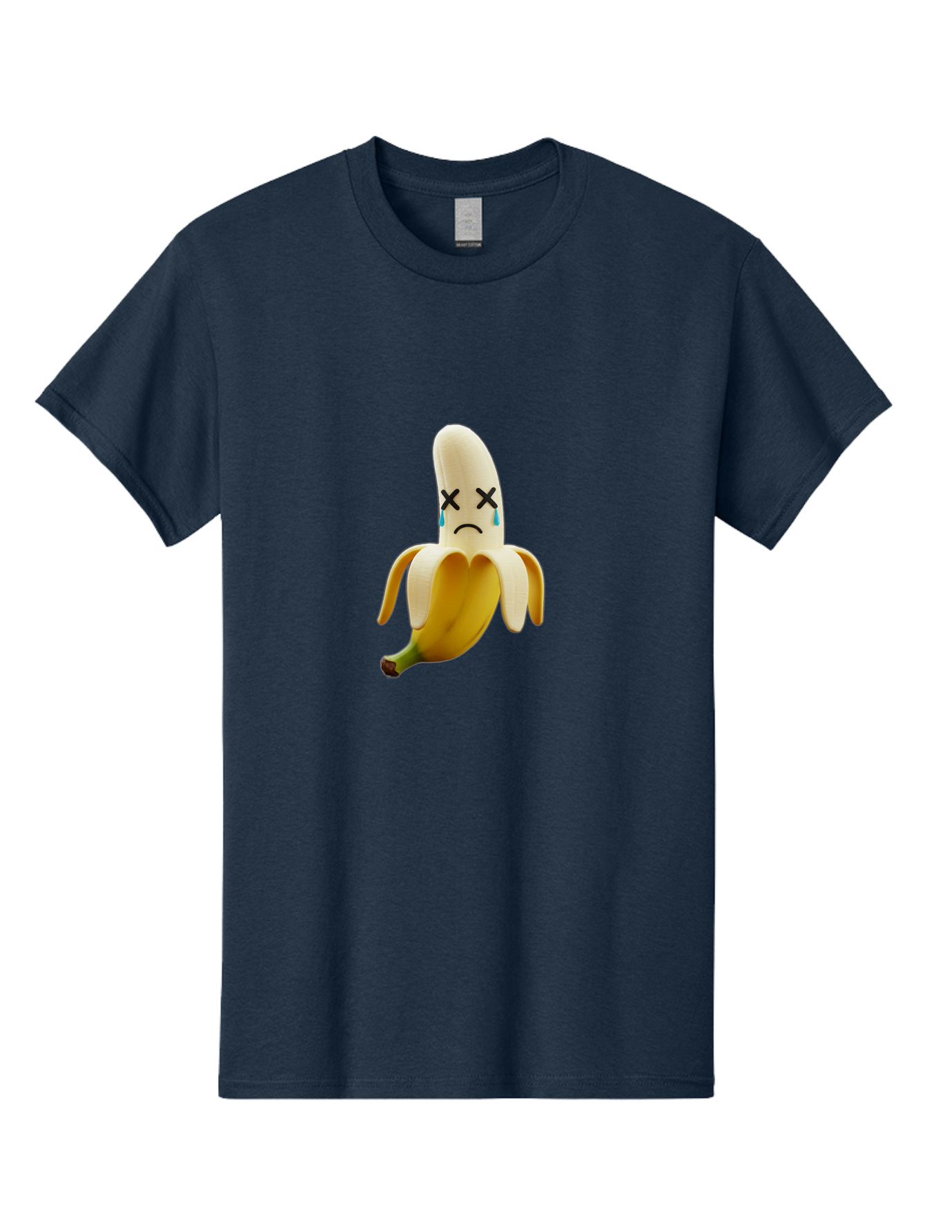 Crying-Banana-2 Men'S Graphic Tee, 100% Cotton, Comfortable Casual Summer Wear, Machine Washable, Vintage Camera, Old Camera, Antique Camera, Black Camera, Classic Photography, Photography Equipment, Nostalgic Device, Film Camera, Camera Art Bam143