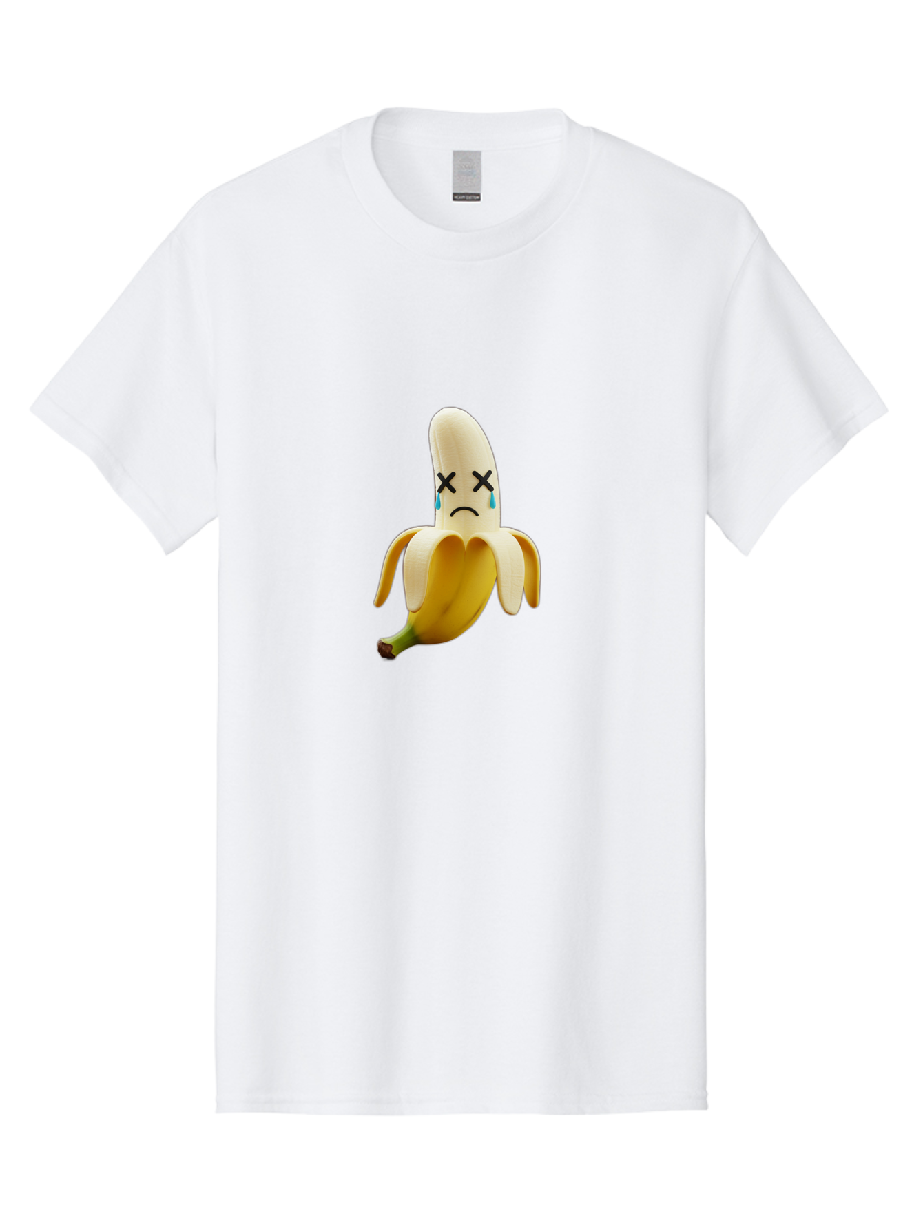 Crying-Banana-2 Men'S Graphic Tee, 100% Cotton, Comfortable Casual Summer Wear, Machine Washable, Vintage Camera, Old Camera, Antique Camera, Black Camera, Classic Photography, Photography Equipment, Nostalgic Device, Film Camera, Camera Art Bam143