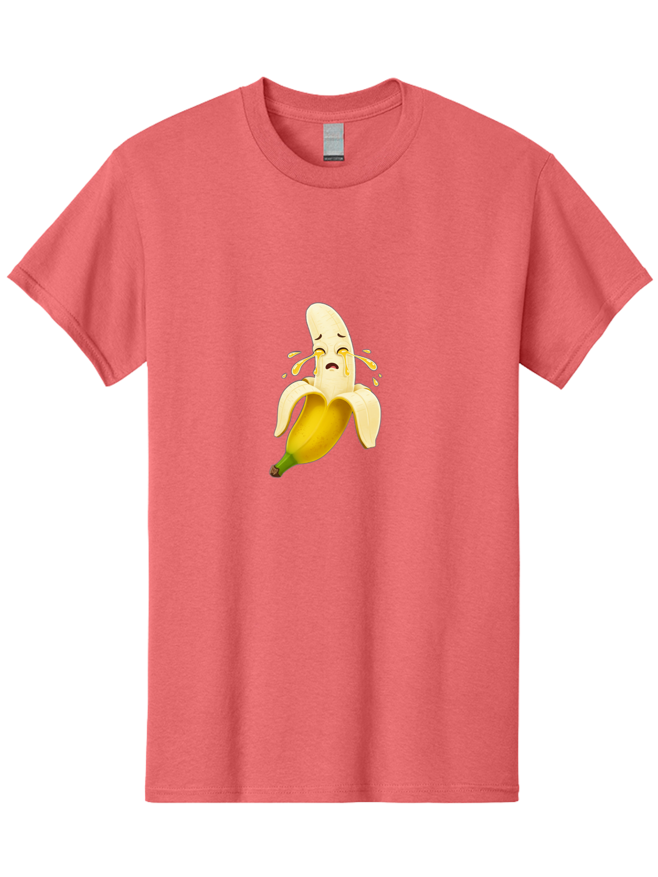 Crying-Banana-3 Men'S Graphic Tee, 100% Cotton, Comfortable Casual Summer Wear, Machine Washable, Vintage Camera, Old Camera, Antique Camera, Black Camera, Classic Photography, Photography Equipment, Nostalgic Device, Film Camera, Camera Art Bam144